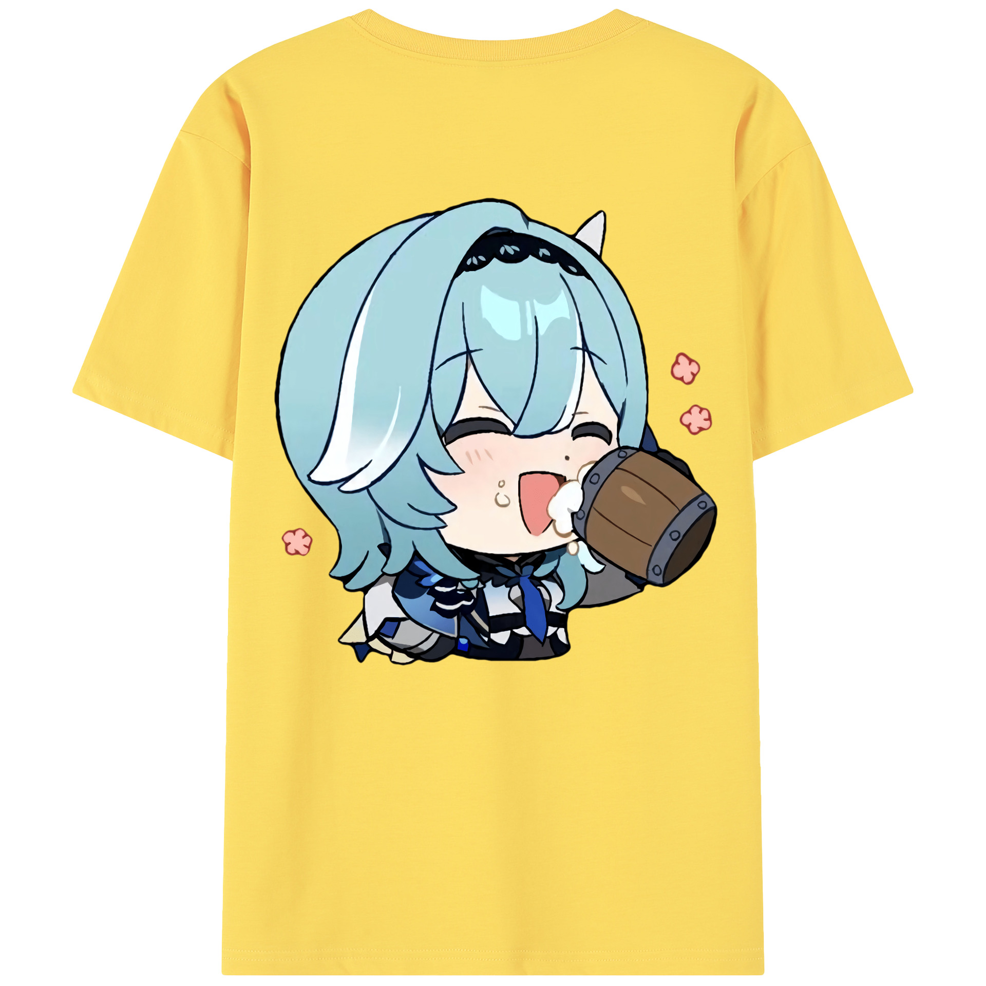 げんし神 优菈 ゆうら genshin Yūra 綿100％半袖Tシャツ（背面プリント）