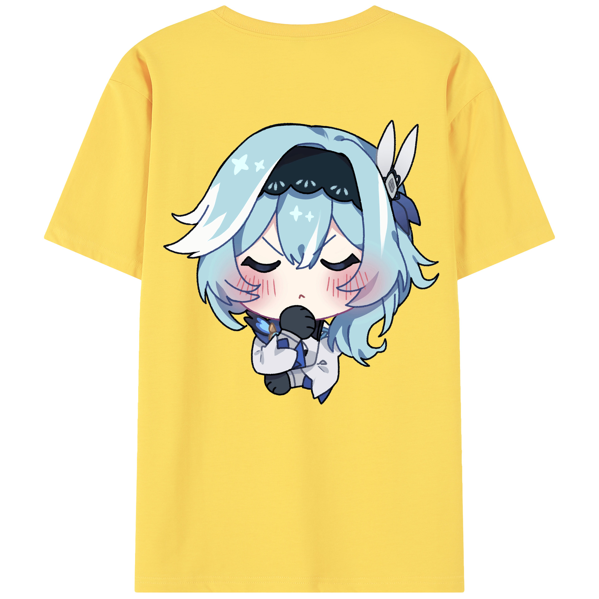 げんし神 优菈 ゆうら genshin Yūra 綿100％半袖Tシャツ（背面プリント）