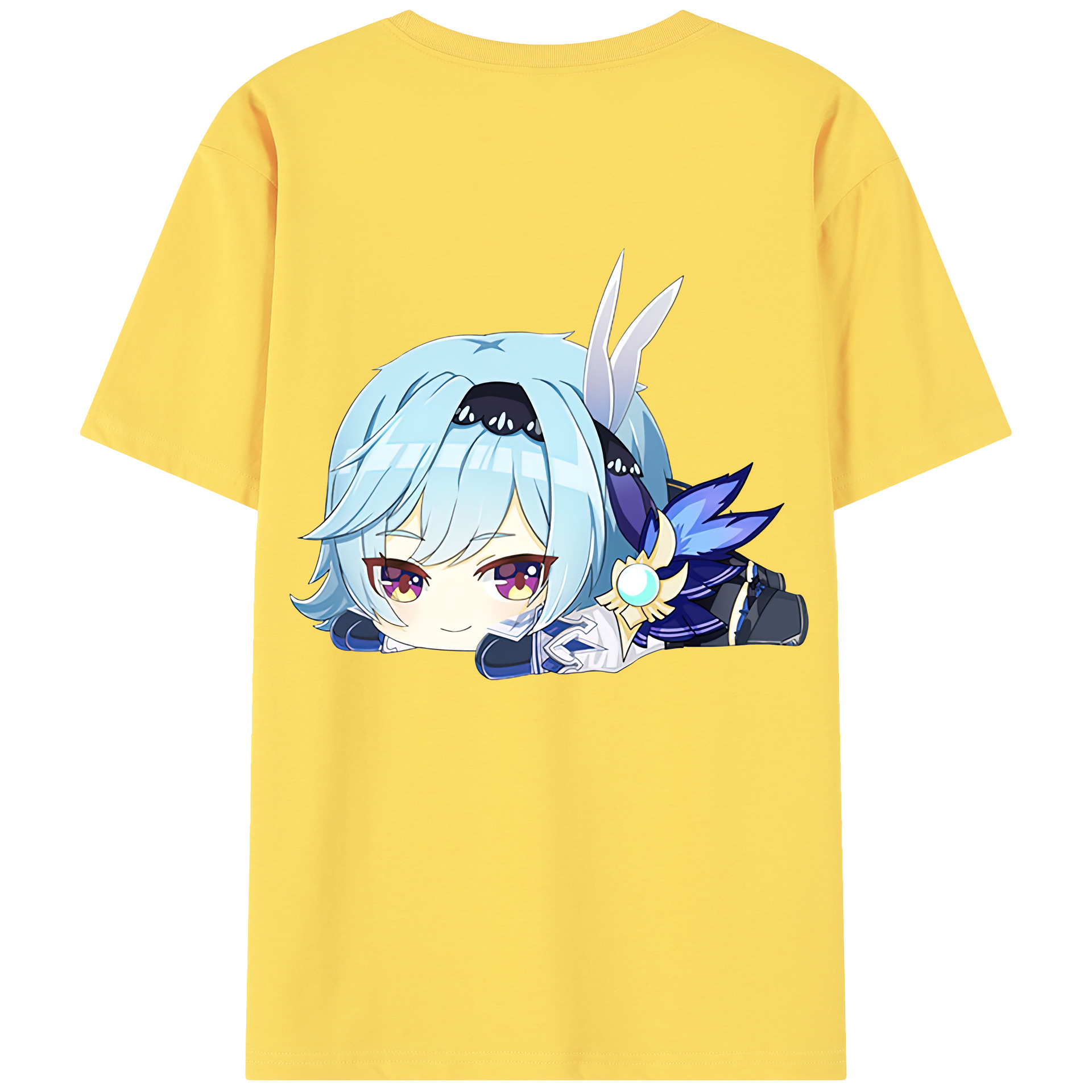 げんし神 优菈 ゆうら genshin Yūra 綿100％半袖Tシャツ（背面プリント）