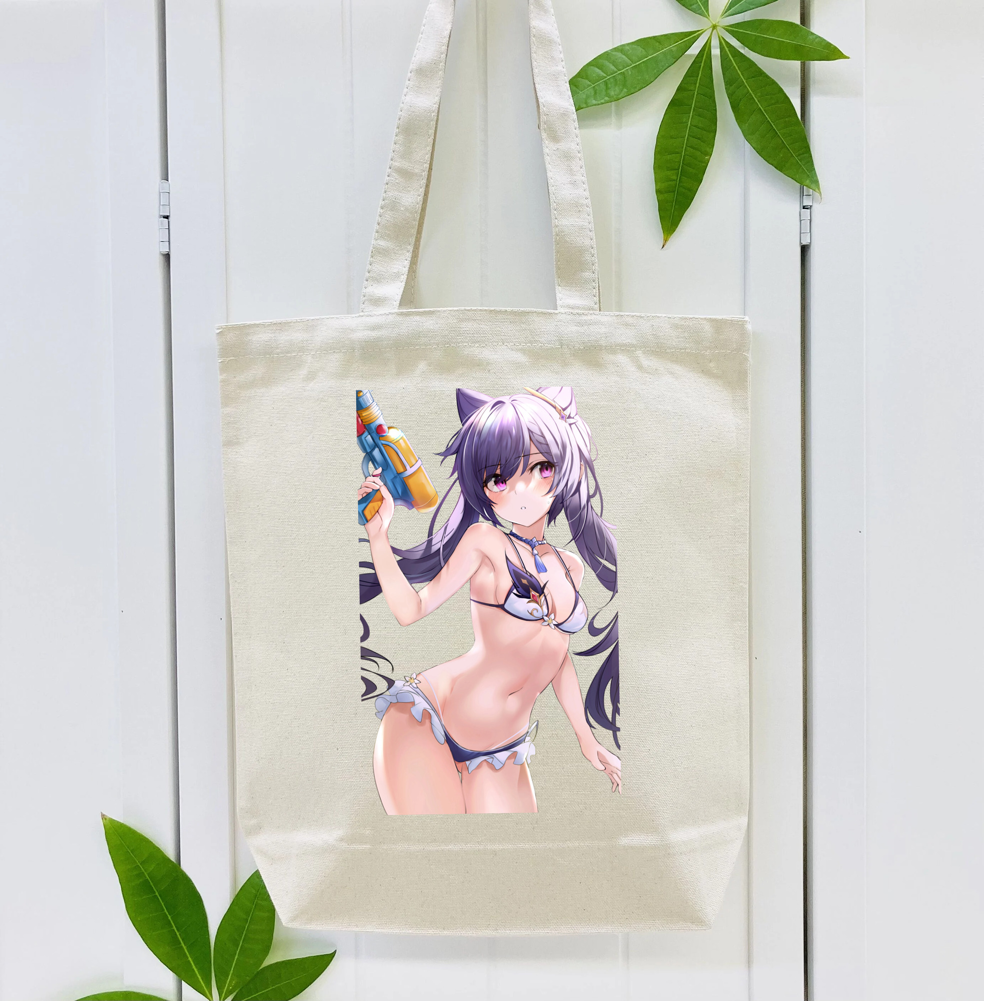 げんし神 刻晴 こくせい genshin Kokusei 縦型キャンバス生地手提げバッグ　トートバッグ