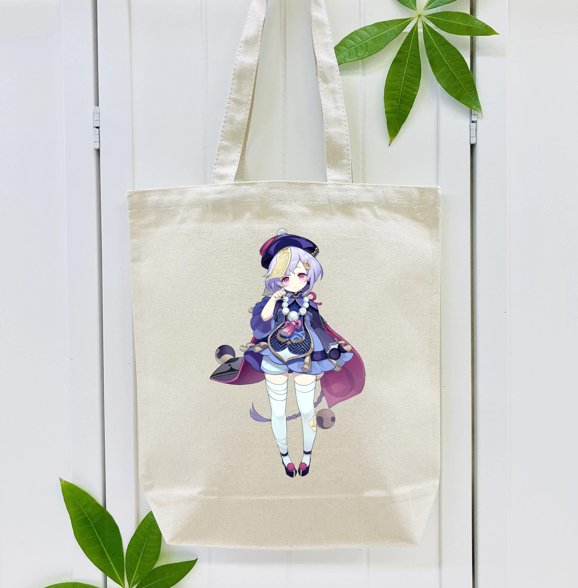 げんし神 七七 なな  genshin Nana 縦型キャンバス生地手提げバッグ　トートバッグ