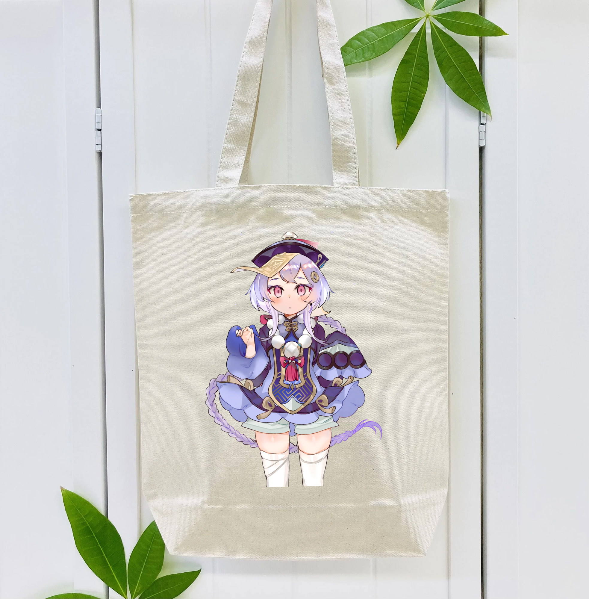 げんし神 七七 なな  genshin Nana 縦型キャンバス生地手提げバッグ　トートバッグ