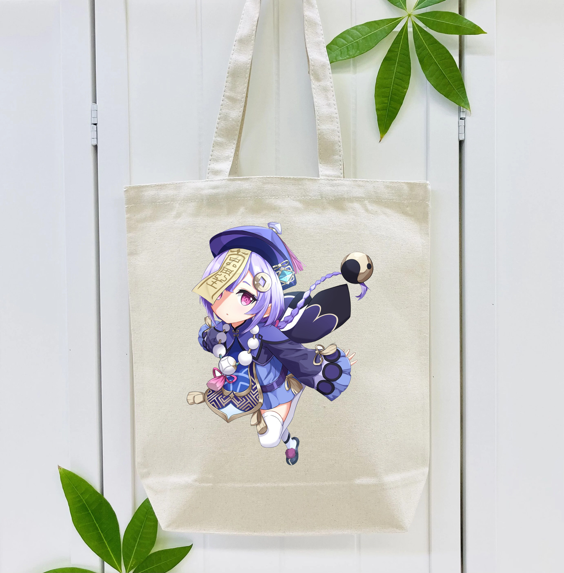 げんし神 七七 なな  genshin Nana 縦型キャンバス生地手提げバッグ　トートバッグ
