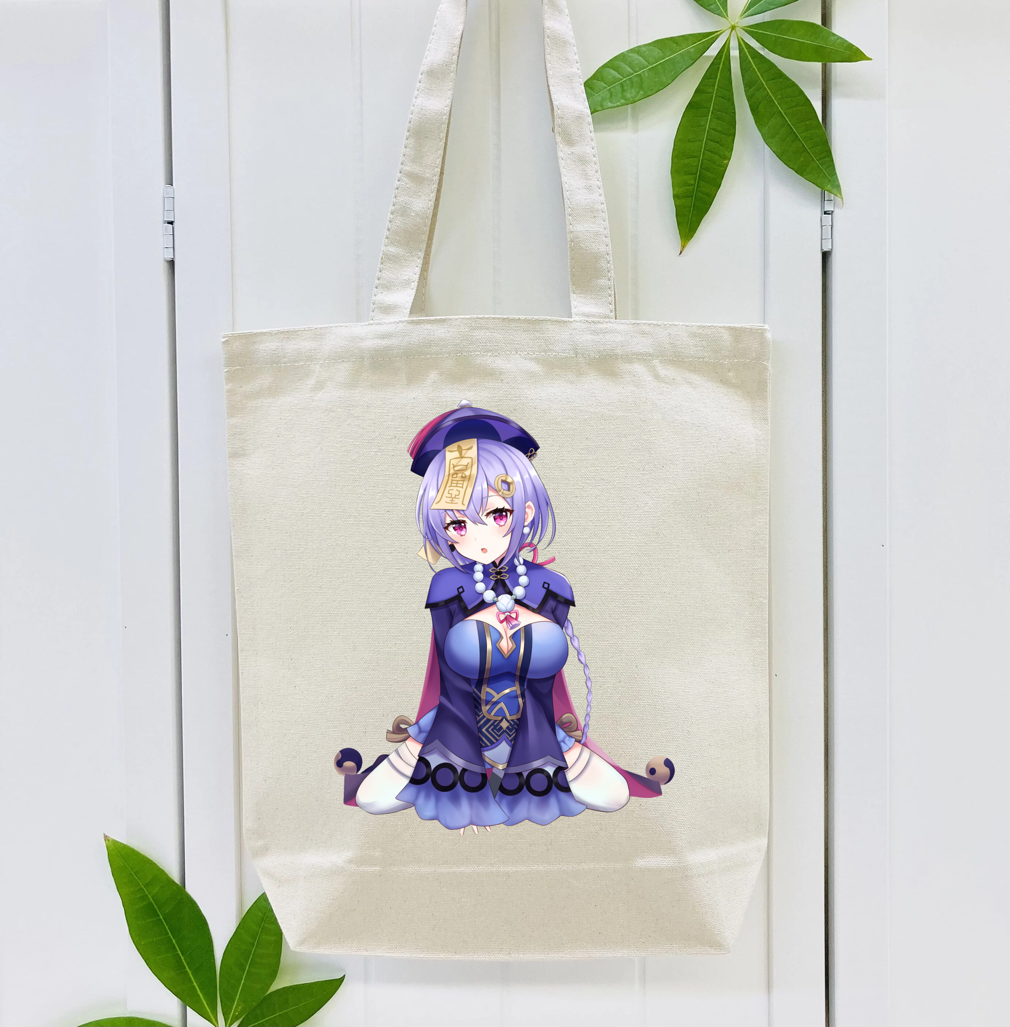 げんし神 七七 なな  genshin Nana 縦型キャンバス生地手提げバッグ　トートバッグ