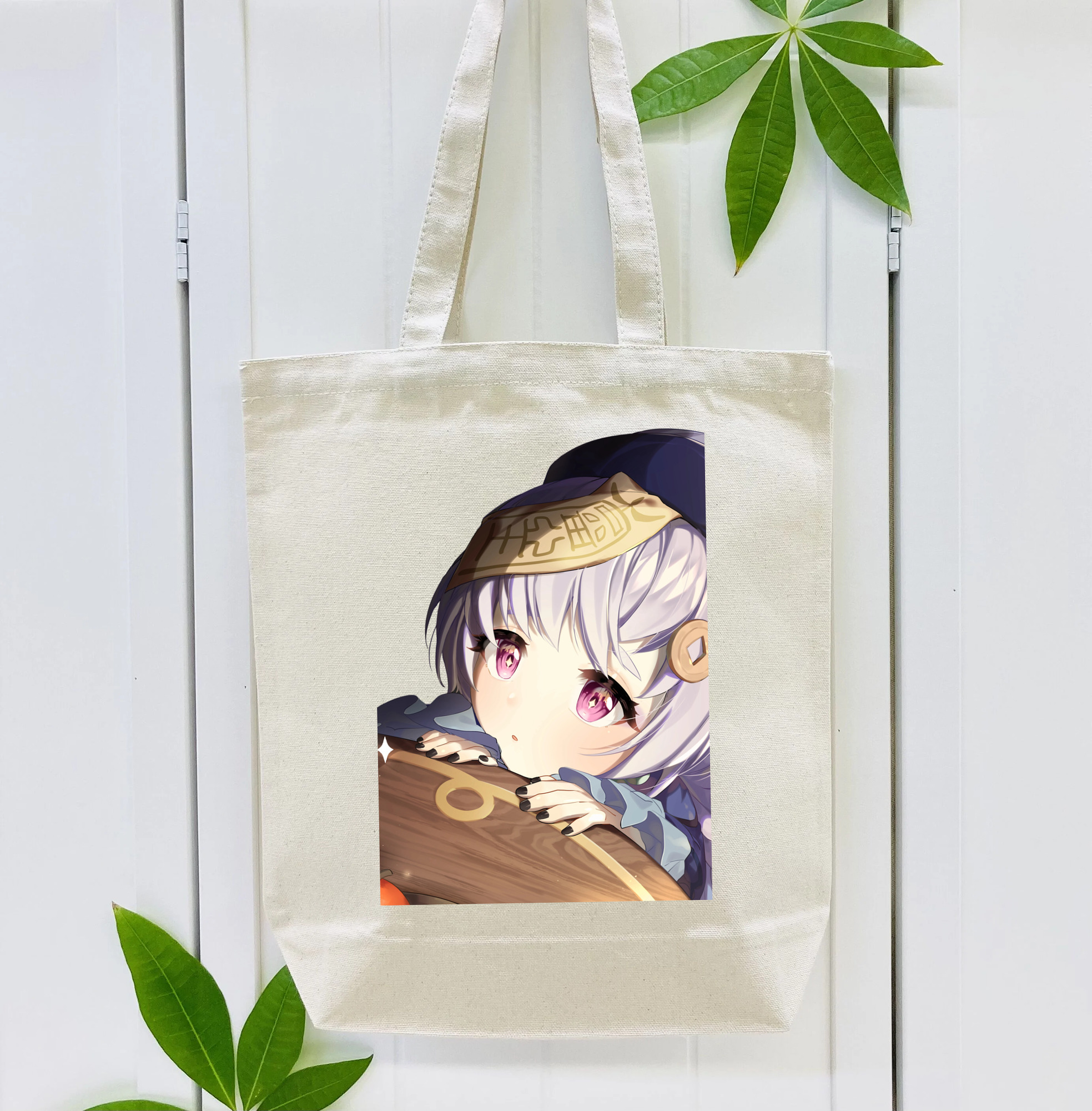 げんし神 七七 なな  genshin Nana 縦型キャンバス生地手提げバッグ　トートバッグ