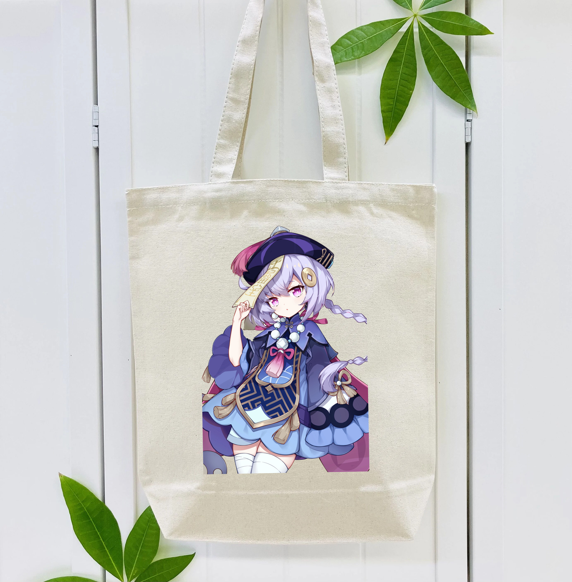 げんし神 七七 なな  genshin Nana 縦型キャンバス生地手提げバッグ　トートバッグ