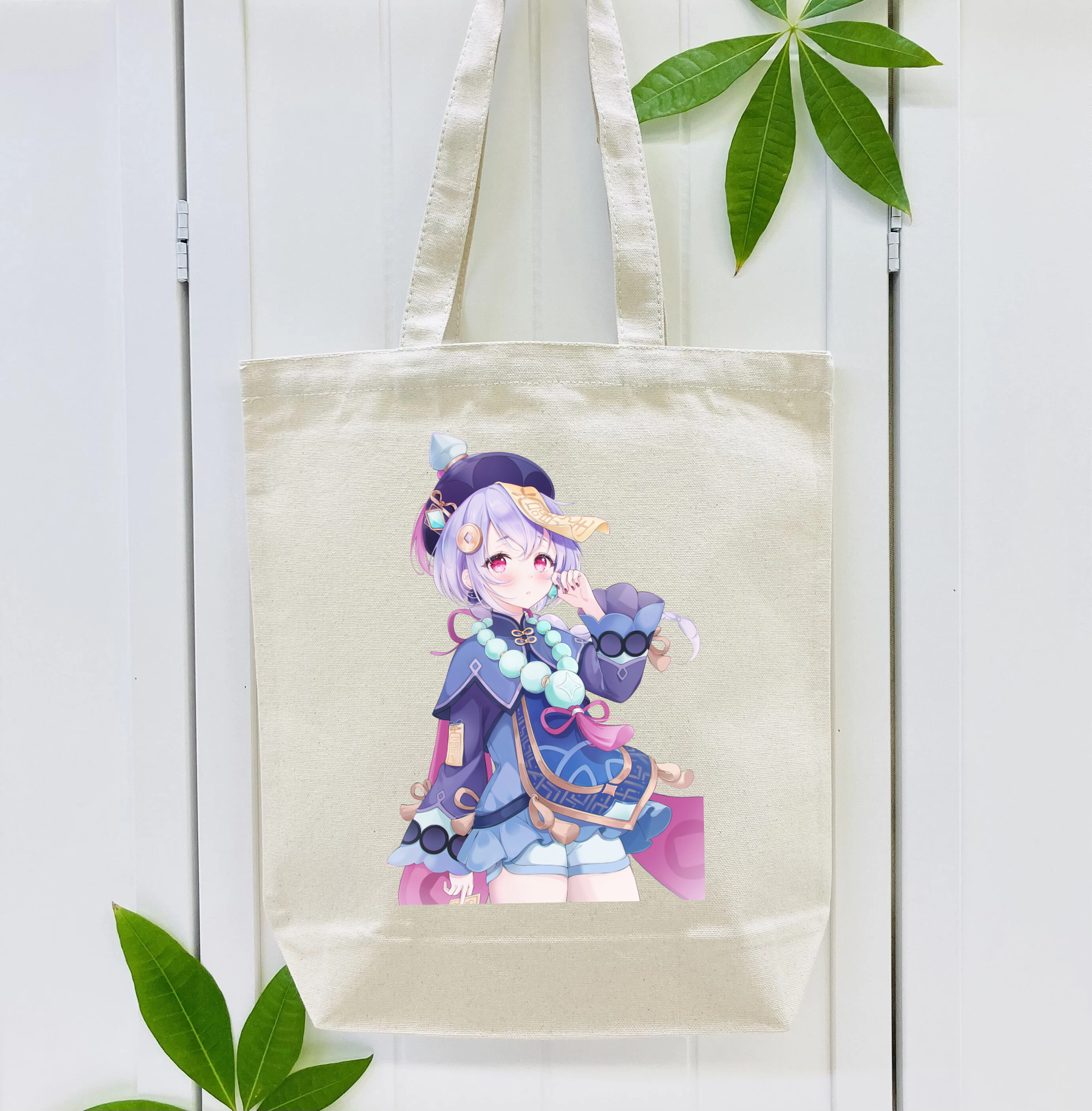 げんし神 七七 なな  genshin Nana 縦型キャンバス生地手提げバッグ　トートバッグ