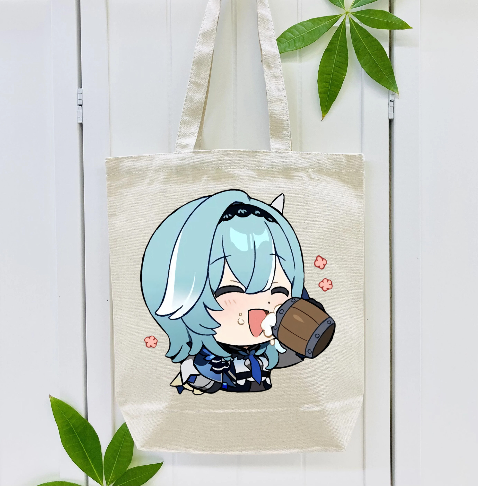げんし神 优菈 ゆうら genshin Yūra 縦型キャンバス生地手提げバッグ　トートバッグ