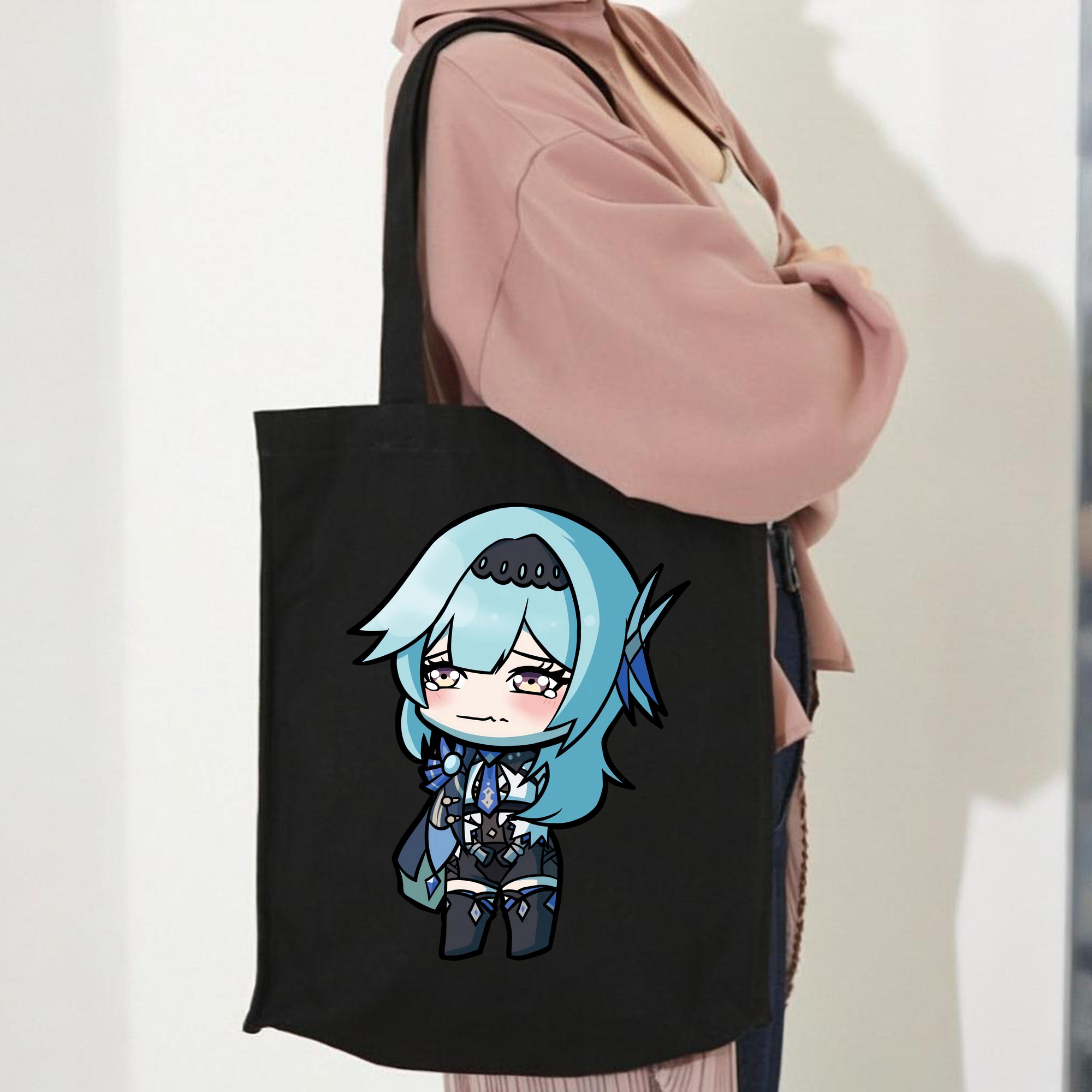 げんし神 优菈 ゆうら genshin Yūra 縦型キャンバス生地手提げバッグ　トートバッグ