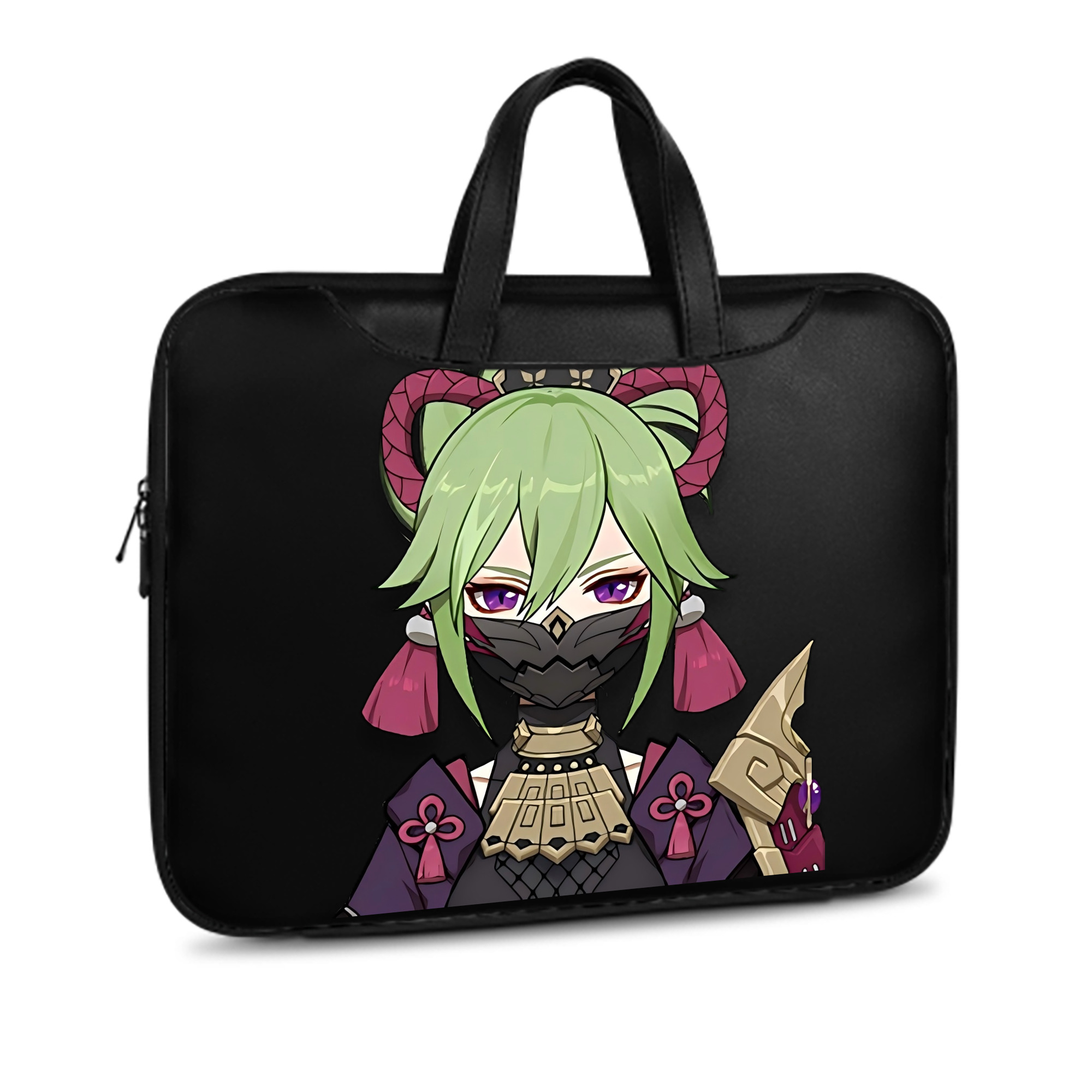 げんし神  久岐忍 くき しのぶ genshin Kuki Shinobu レザーラップトップバッグ　ノートパソコンケース
