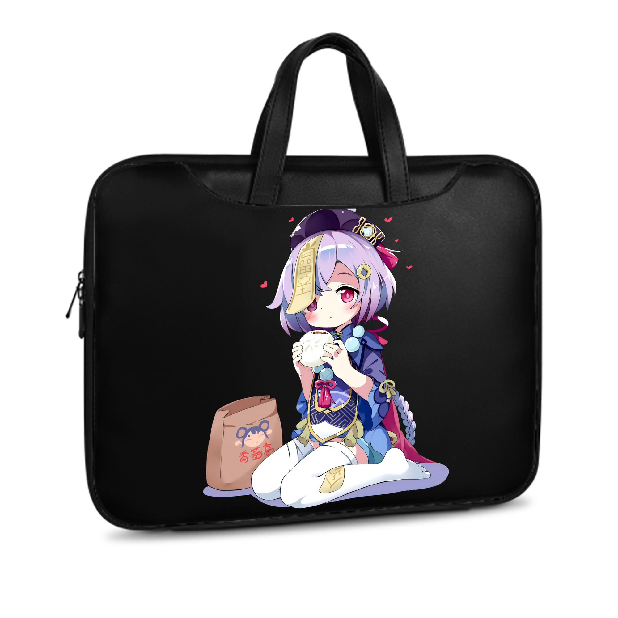 げんし神 七七 なな  genshin Nana レザーラップトップバッグ　ノートパソコンケース