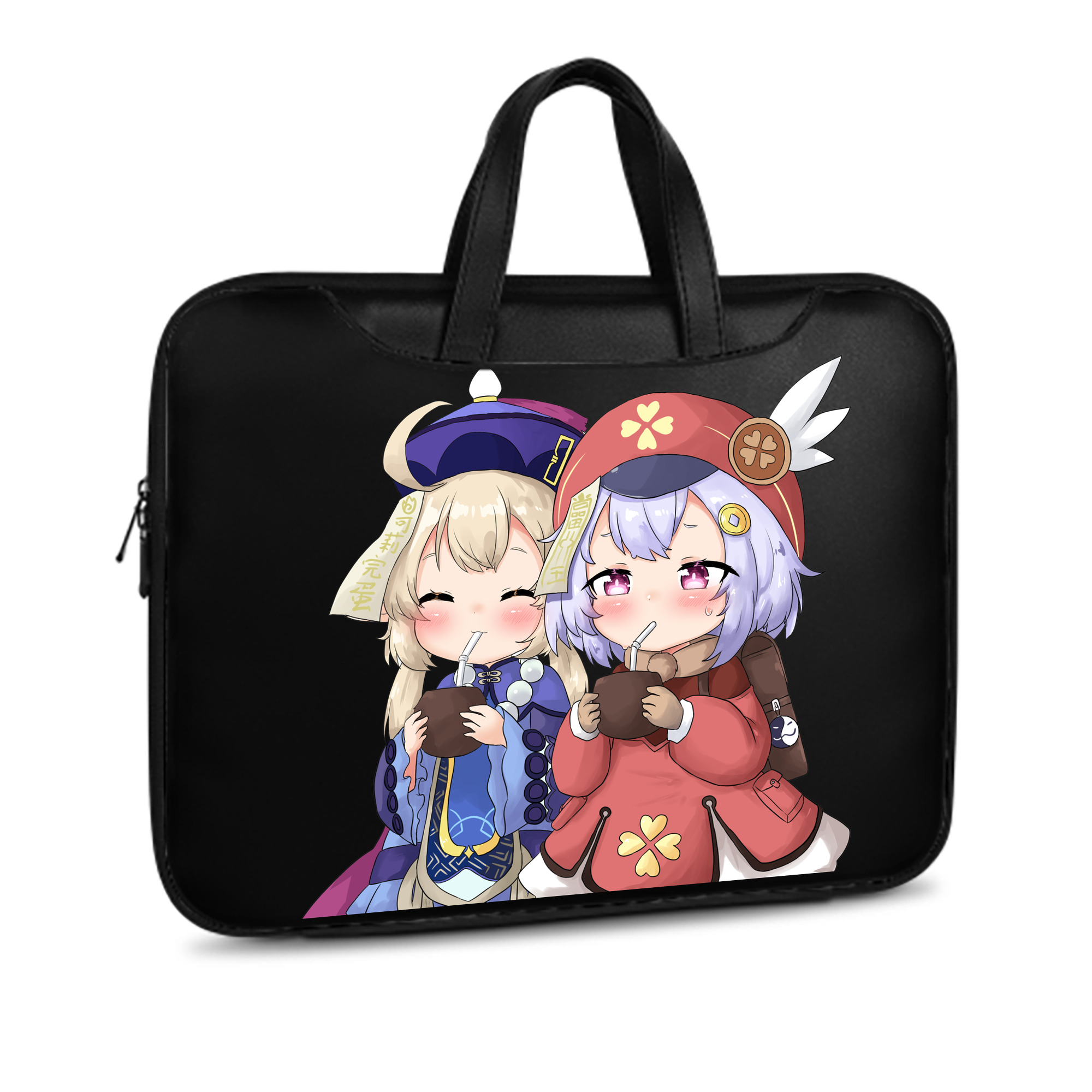 げんし神 七七 なな  genshin Nana レザーラップトップバッグ　ノートパソコンケース