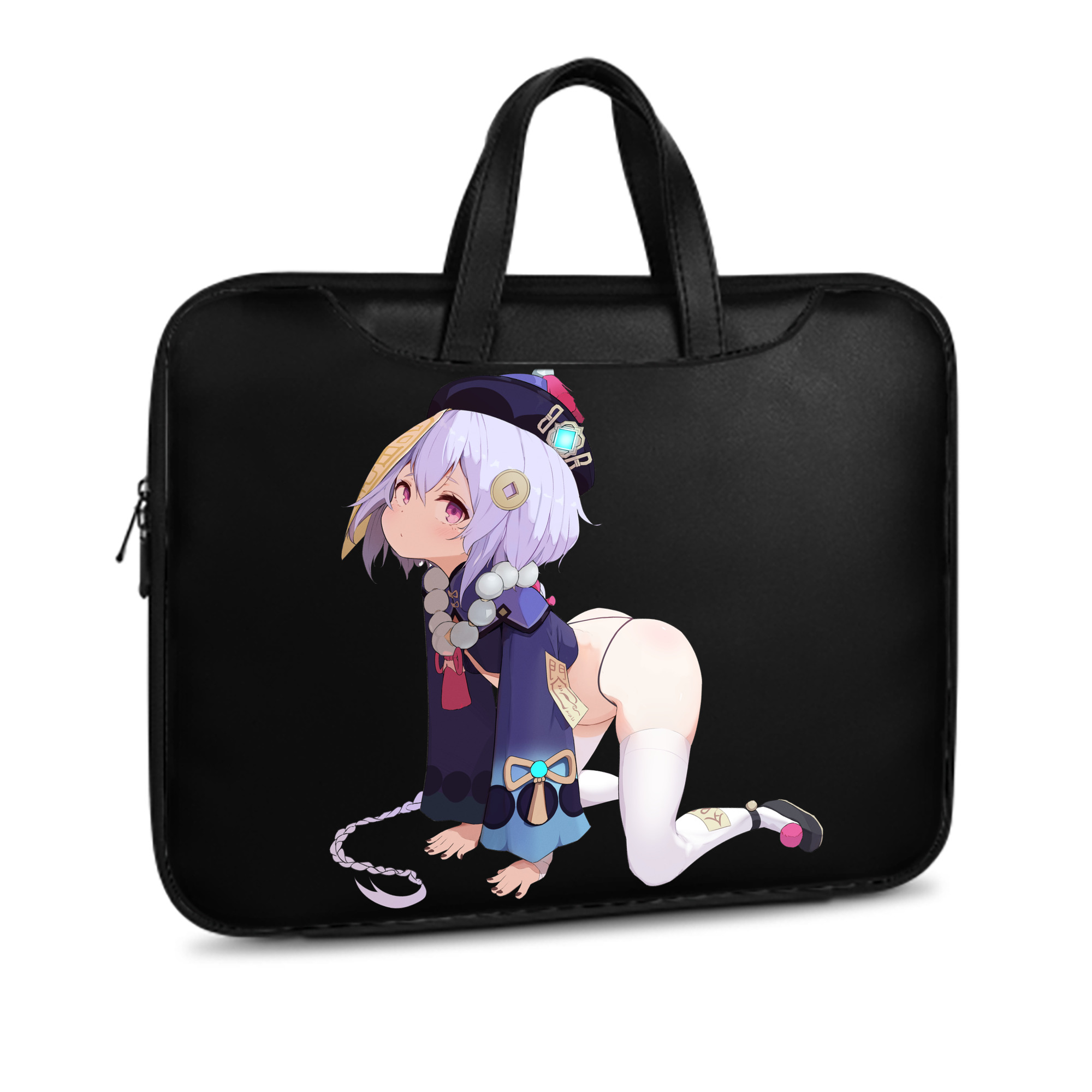 げんし神 七七 なな  genshin Nana レザーラップトップバッグ　ノートパソコンケース
