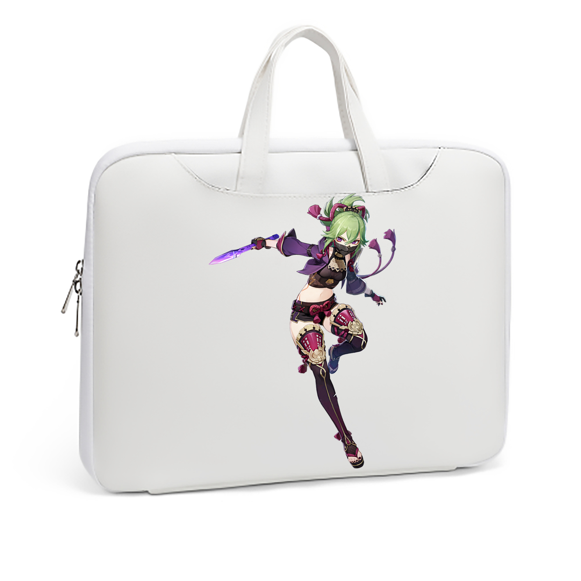 げんし神  久岐忍 くき しのぶ genshin Kuki Shinobu レザーラップトップバッグ　ノートパソコンケース