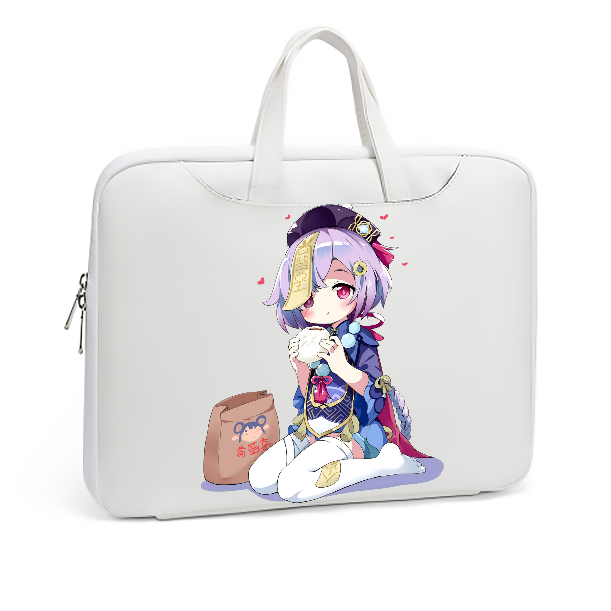 げんし神 七七 なな  genshin Nana レザーラップトップバッグ　ノートパソコンケース