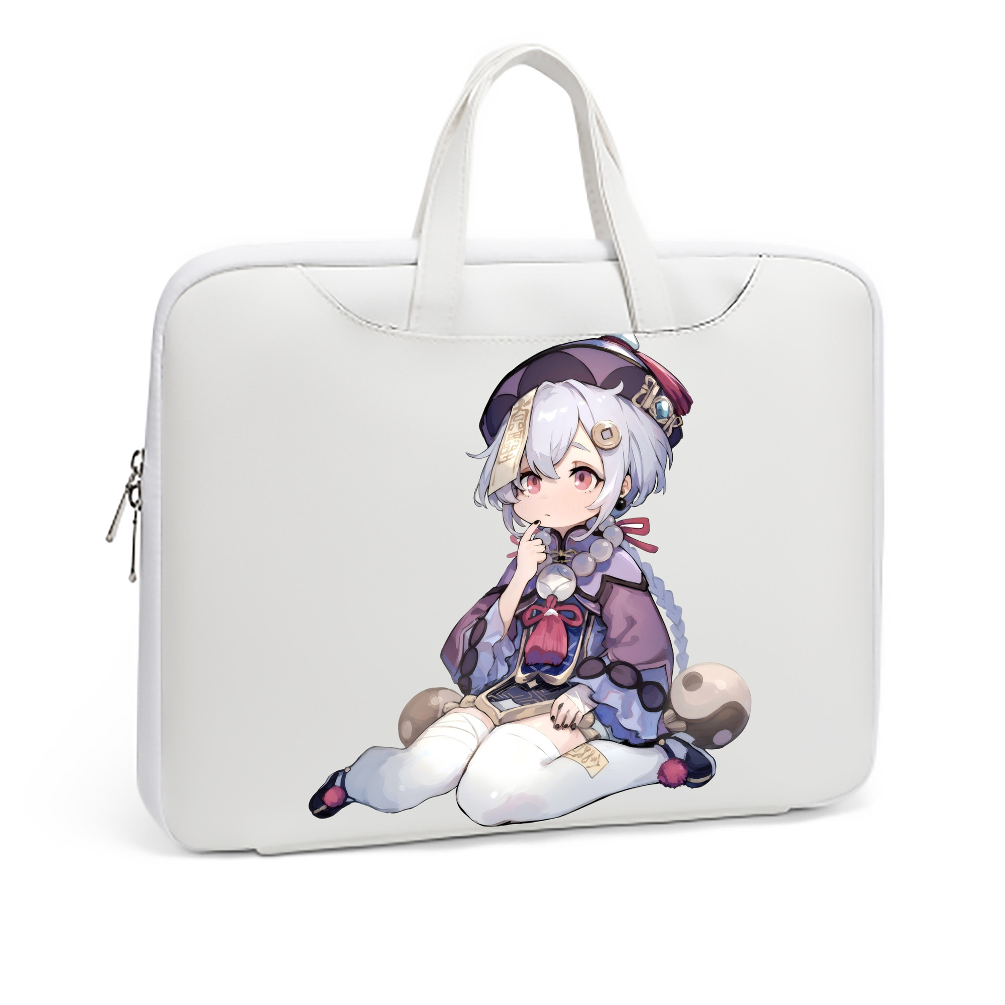 げんし神 七七 なな  genshin Nana レザーラップトップバッグ　ノートパソコンケース
