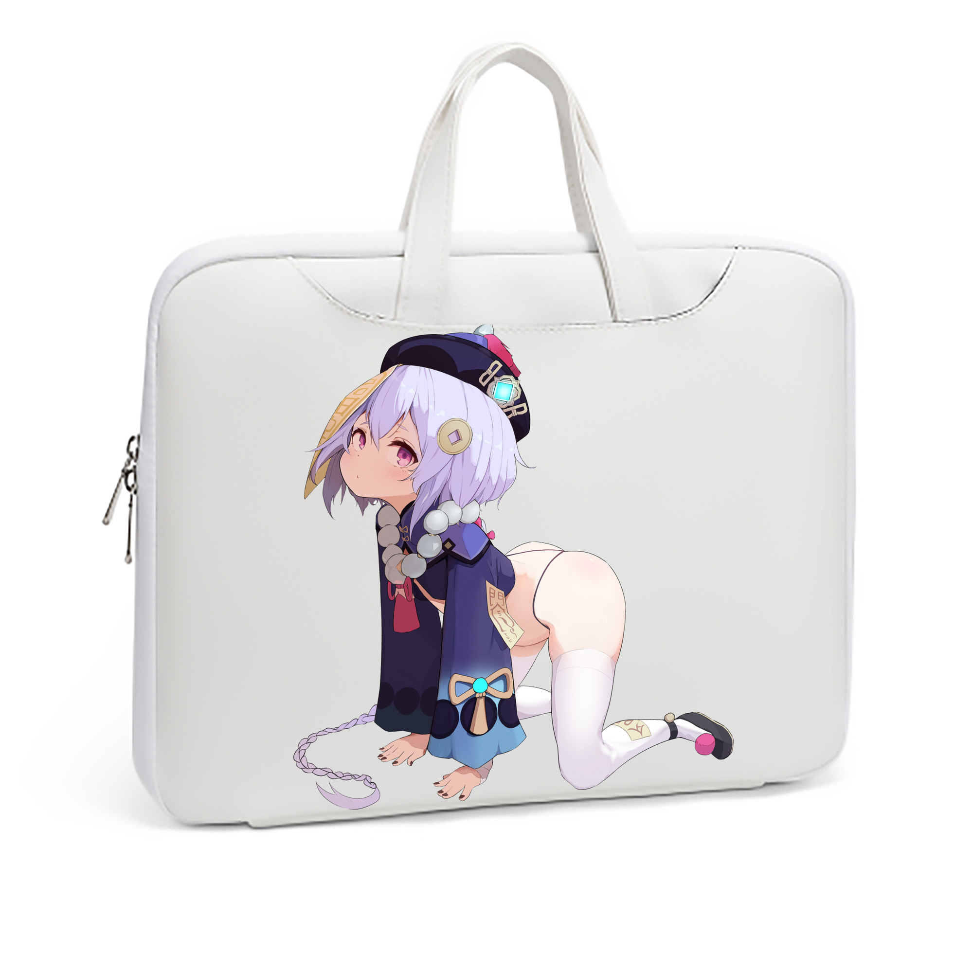 げんし神 七七 なな  genshin Nana レザーラップトップバッグ　ノートパソコンケース