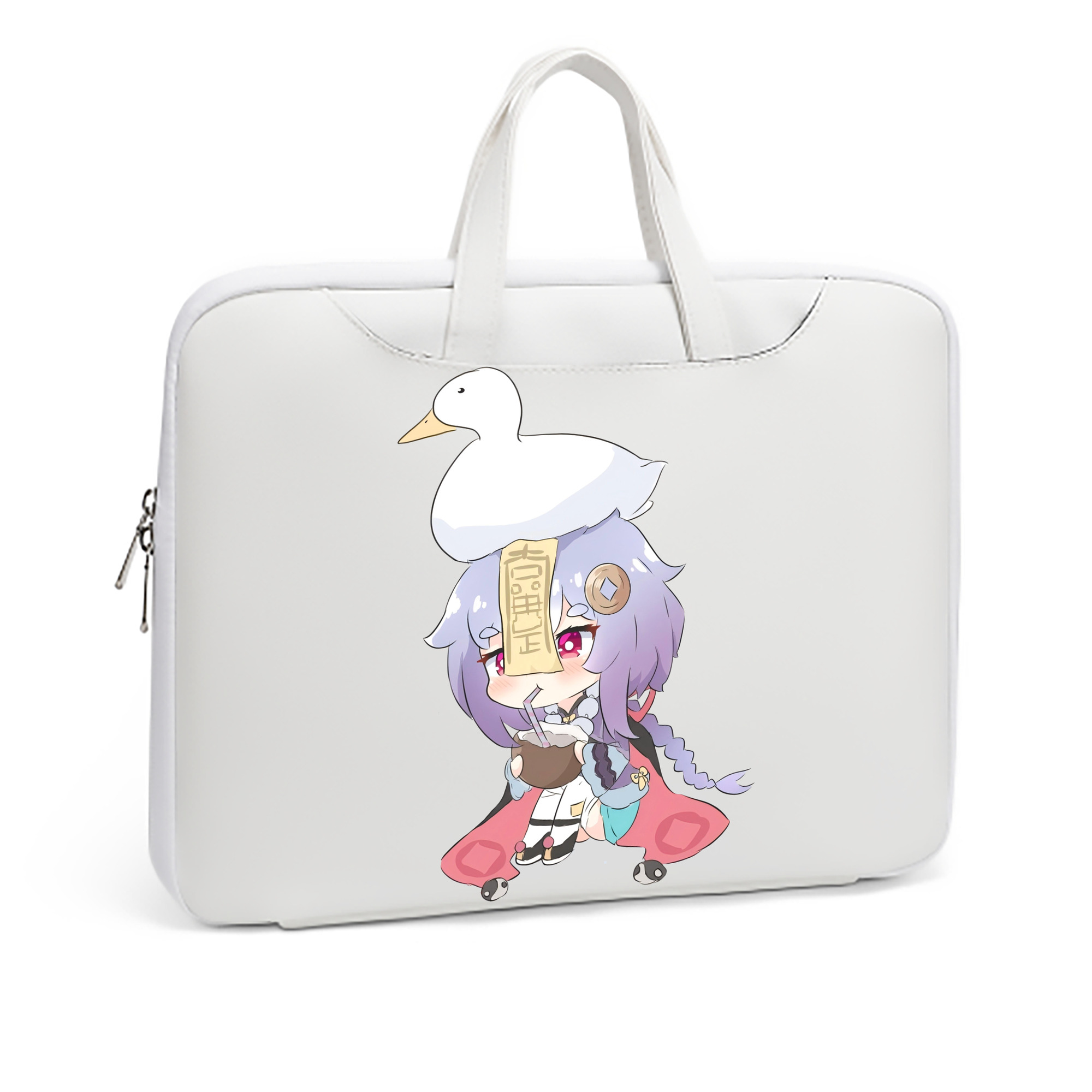 げんし神 七七 なな  genshin Nana レザーラップトップバッグ　ノートパソコンケース