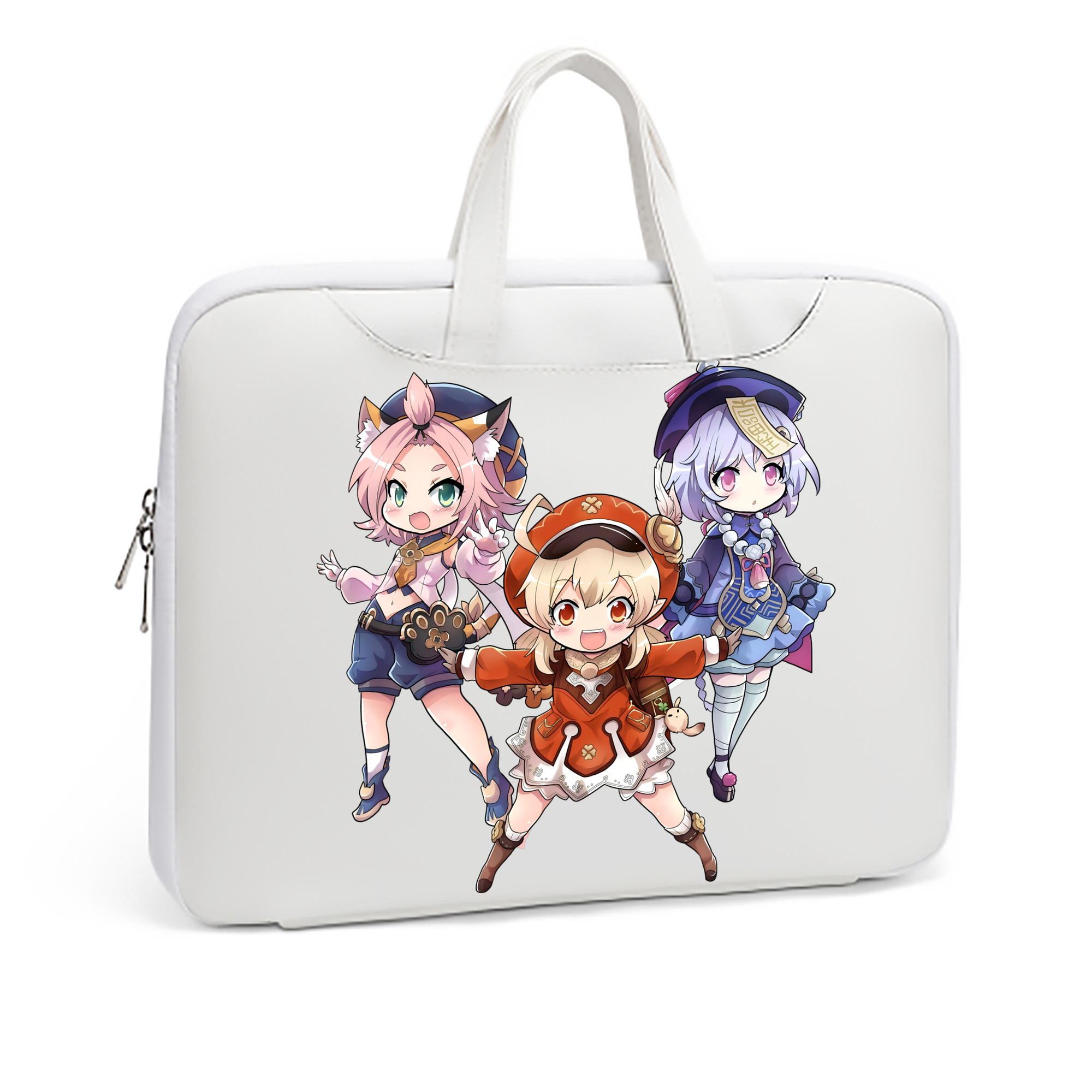 げんし神 七七 なな  genshin Nana レザーラップトップバッグ　ノートパソコンケース