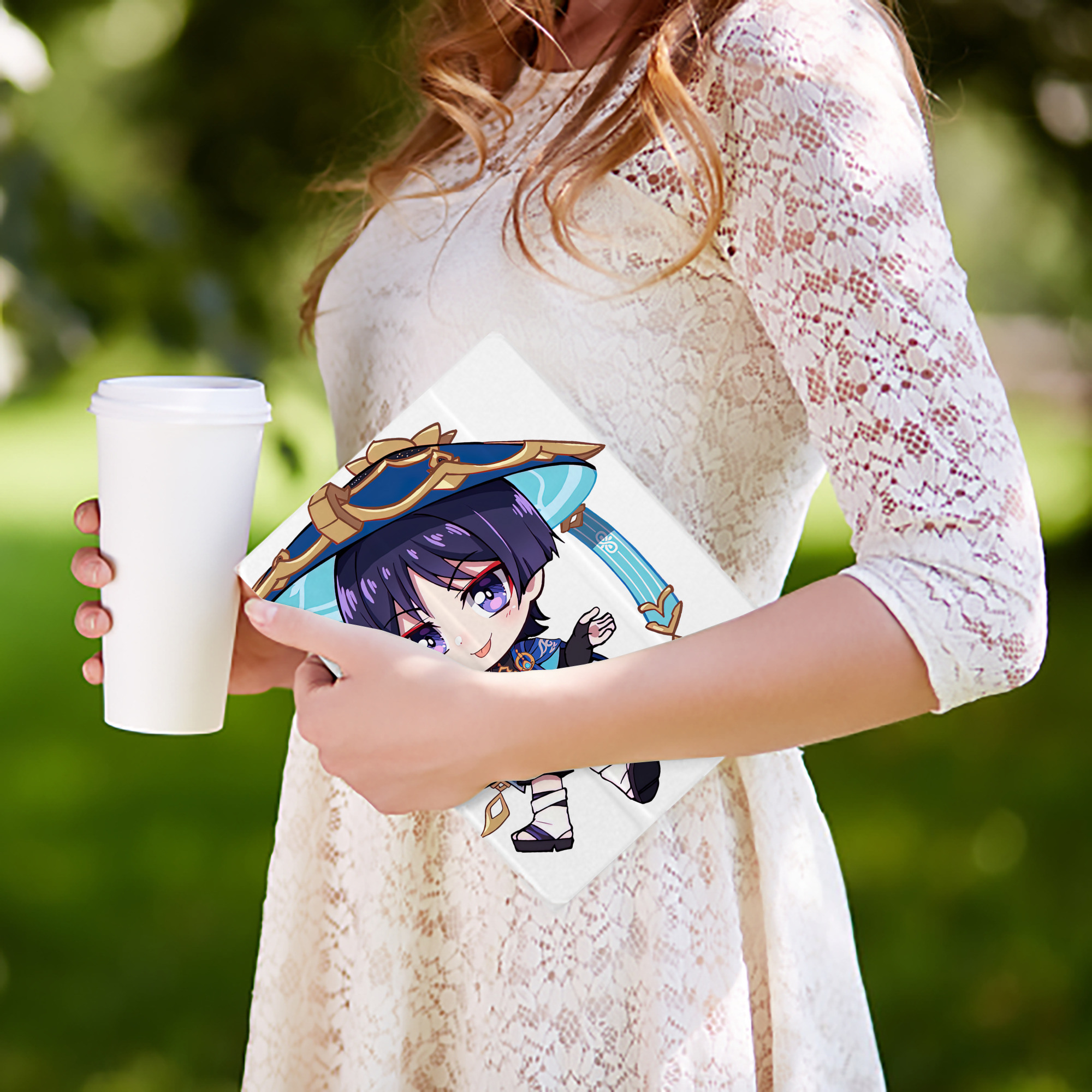 げんし神 さんペい genshin Sanpei IPad ケース ペン収納付き 三つ折りスタンド PUレザー×シリコン 対応機種9.5/10.5/10.9インチ