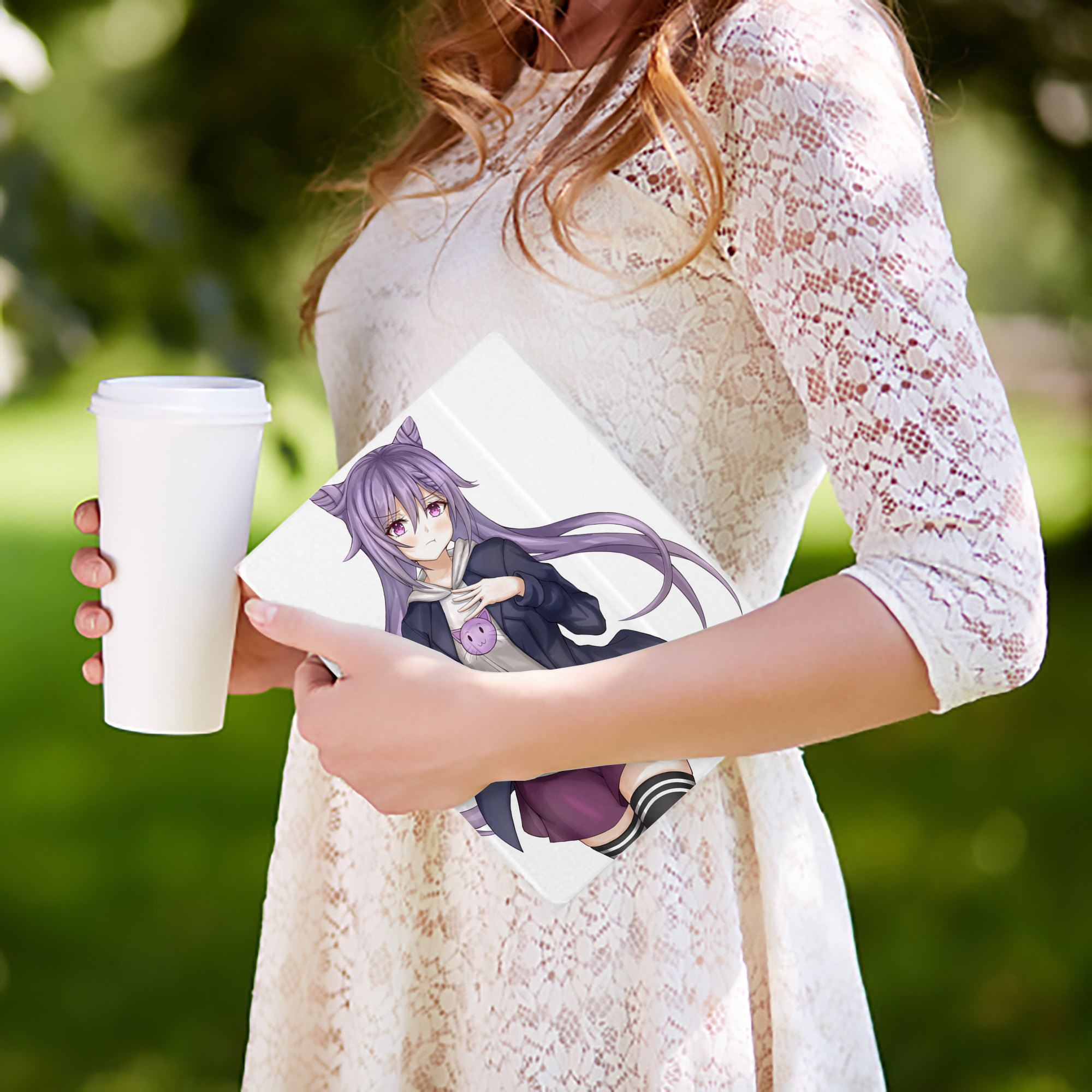 げんし神 刻晴 こくせい genshin Kokusei IPad ケース ペン収納付き 三つ折りスタンド PUレザー×シリコン 対応機種9.5/10.5/10.9インチ