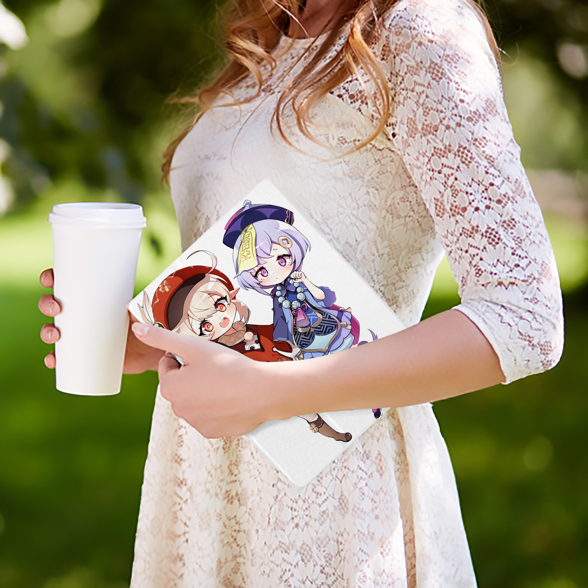 げんし神 七七 なな  genshin Nana IPad ケース ペン収納付き 三つ折りスタンド PUレザー×シリコン 対応機種9.5/10.5/10.9インチ