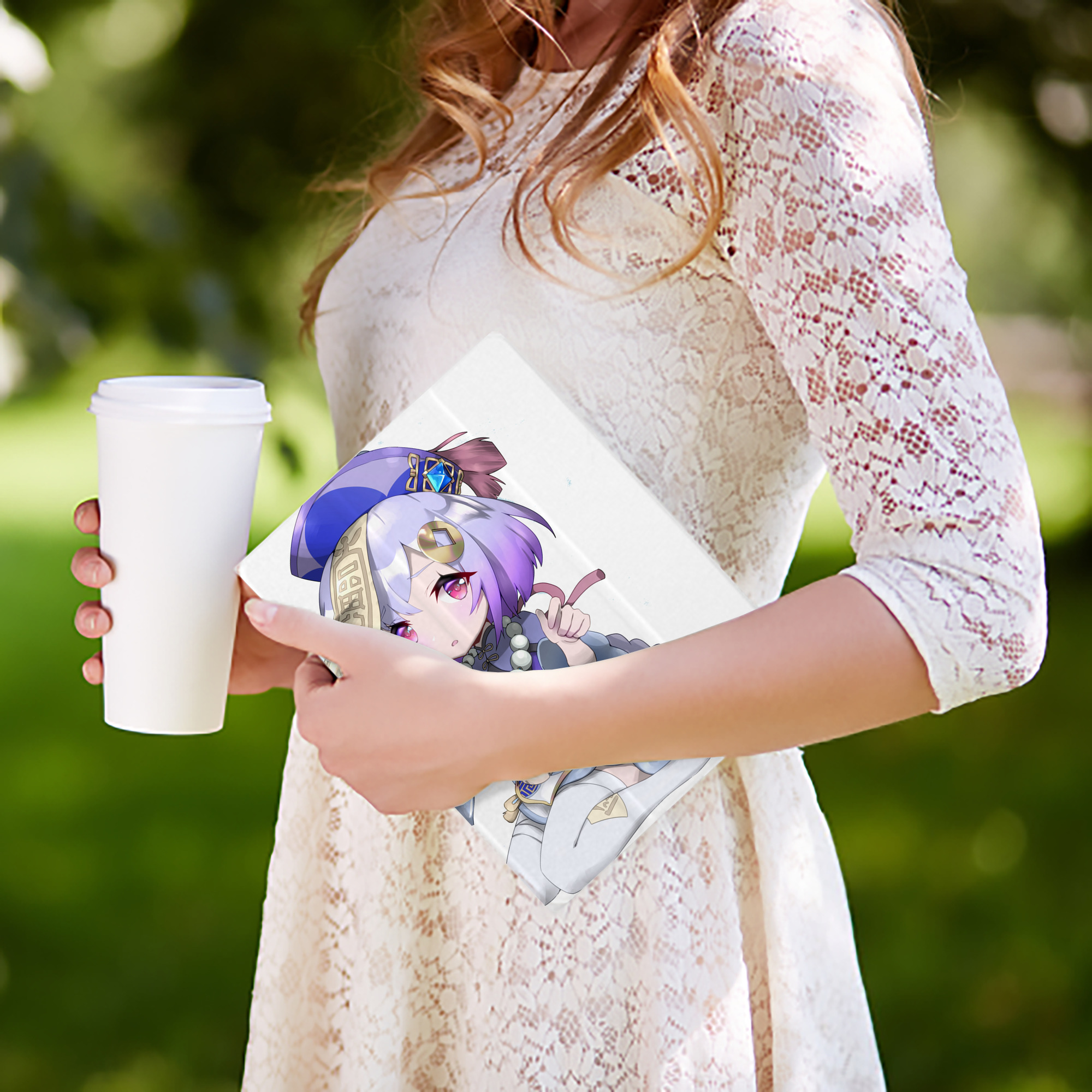 げんし神 七七 なな  genshin Nana IPad ケース ペン収納付き 三つ折りスタンド PUレザー×シリコン 対応機種9.5/10.5/10.9インチ