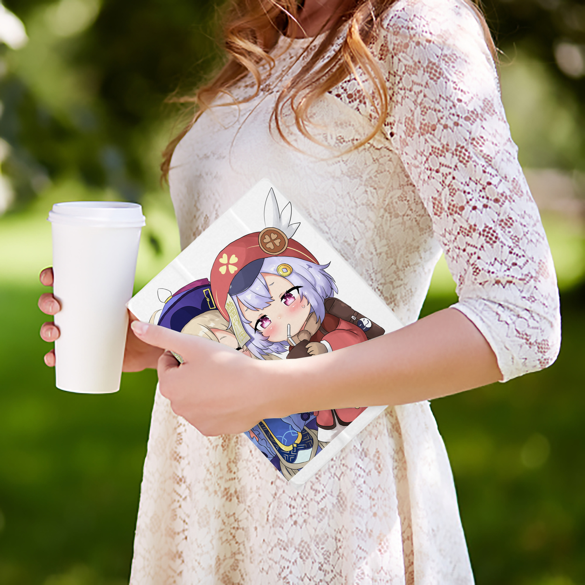 げんし神 七七 なな  genshin Nana IPad ケース ペン収納付き 三つ折りスタンド PUレザー×シリコン 対応機種9.5/10.5/10.9インチ