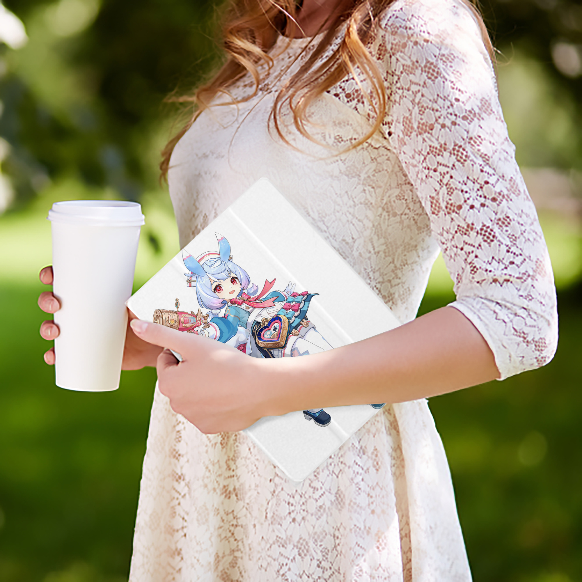 げんし神 シゲウィン genshin Shigewin IPad ケース ペン収納付き 三つ折りスタンド PUレザー×シリコン 対応機種9.5/10.5/10.9インチ