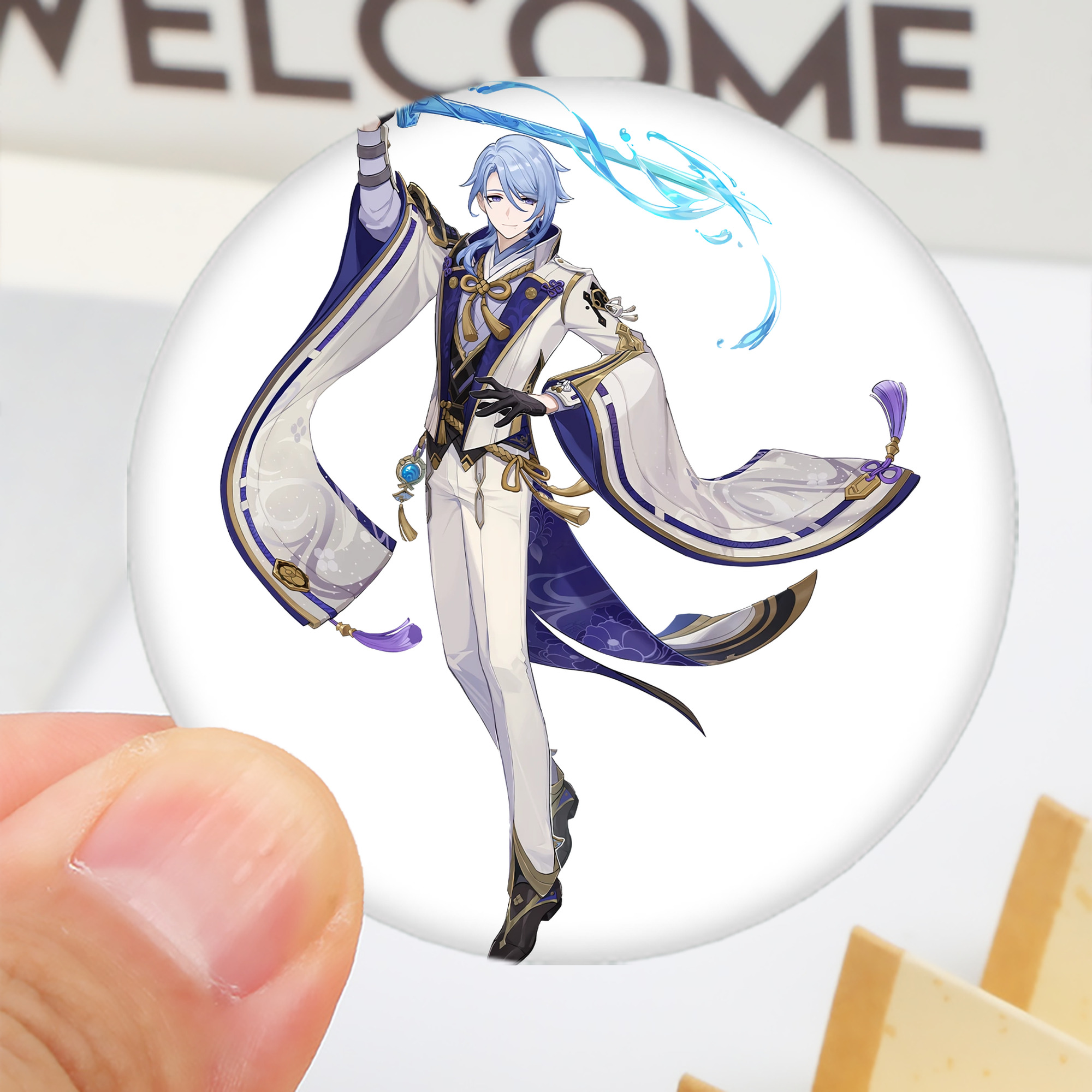 げんし神 神里綾人 かみさとあやと genshin Kamisato Ayato 6cm 缶バッジ 複数セット