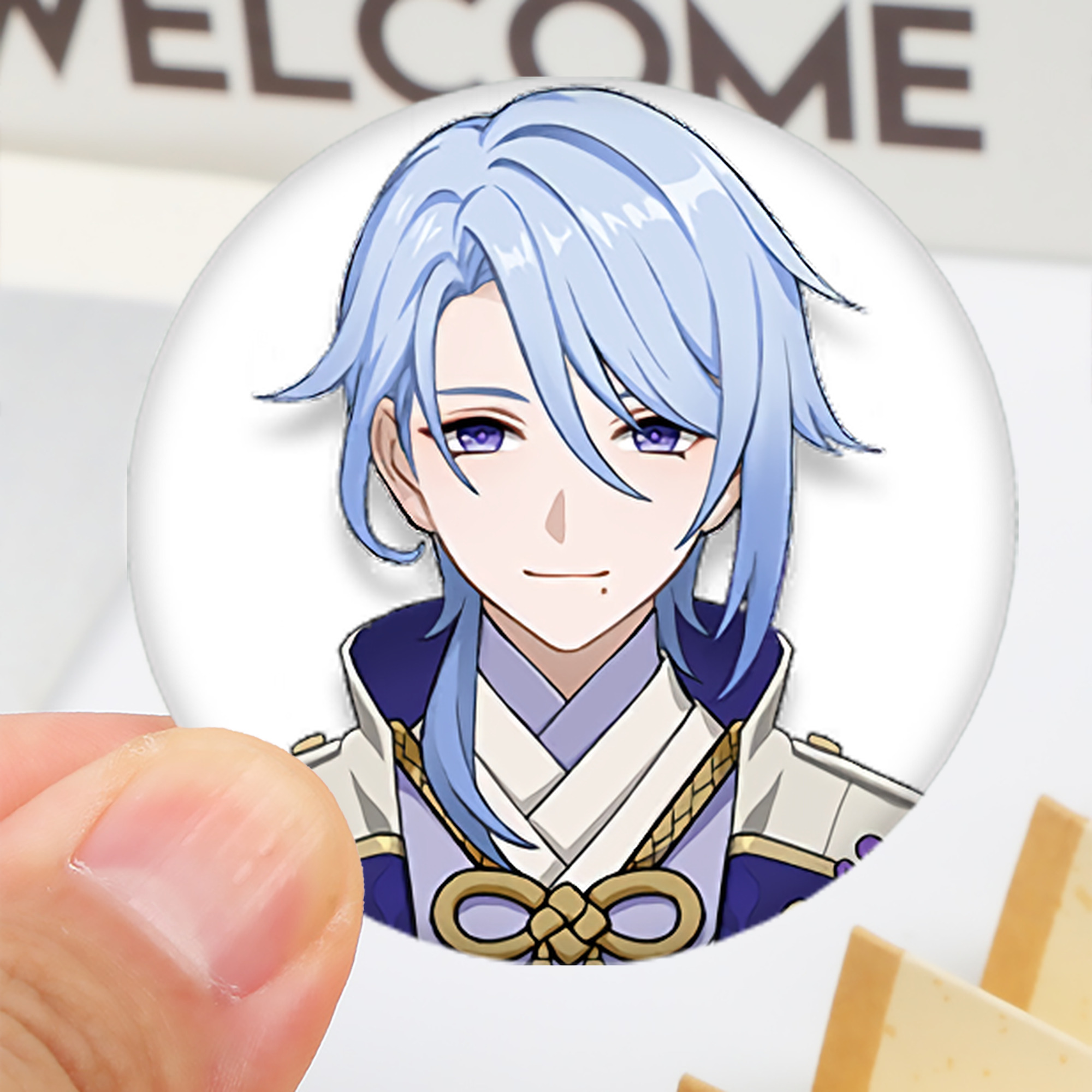 げんし神 神里綾人 かみさとあやと genshin Kamisato Ayato 6cm 缶バッジ 複数セット