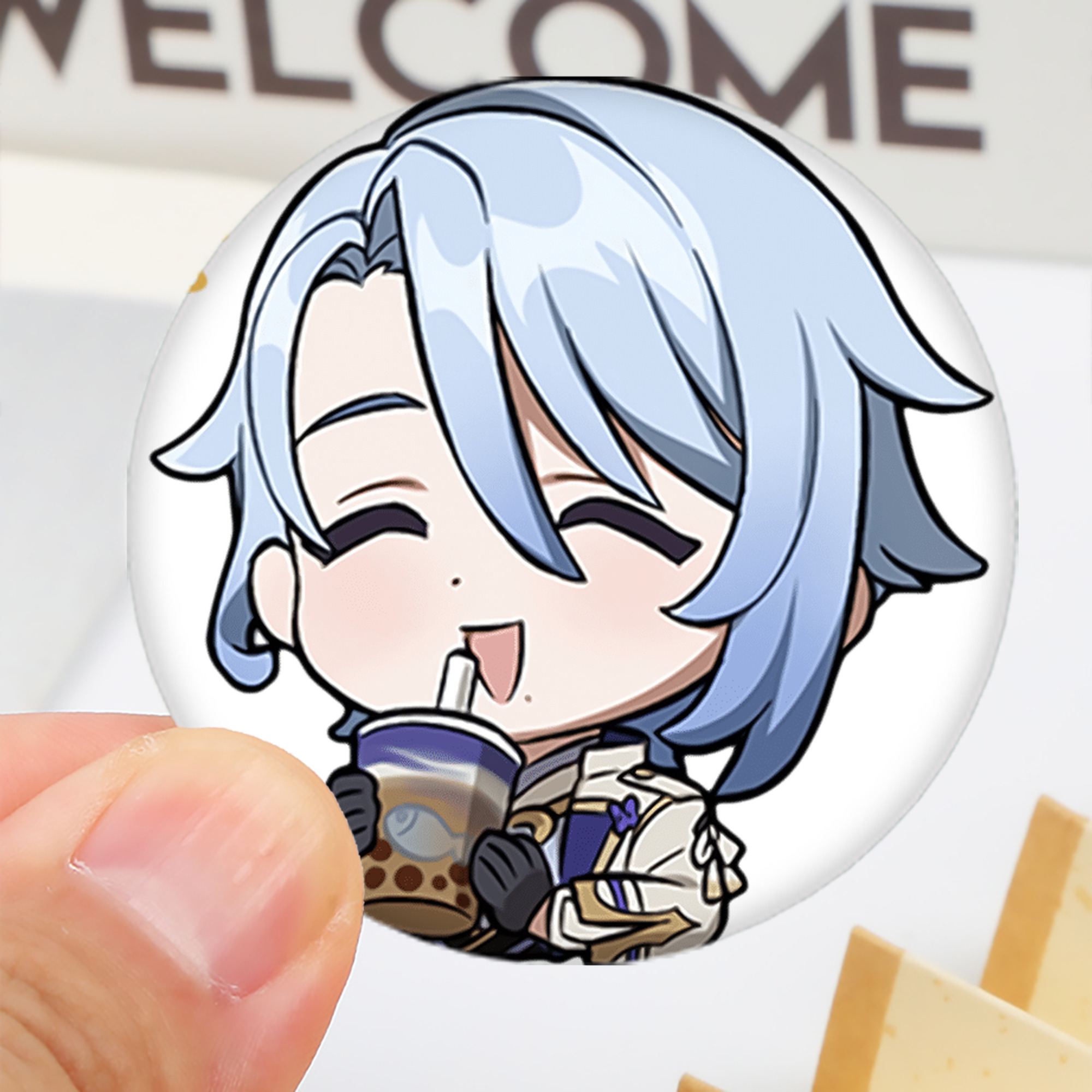 げんし神 神里綾人 かみさとあやと genshin Kamisato Ayato 6cm 缶バッジ 複数セット