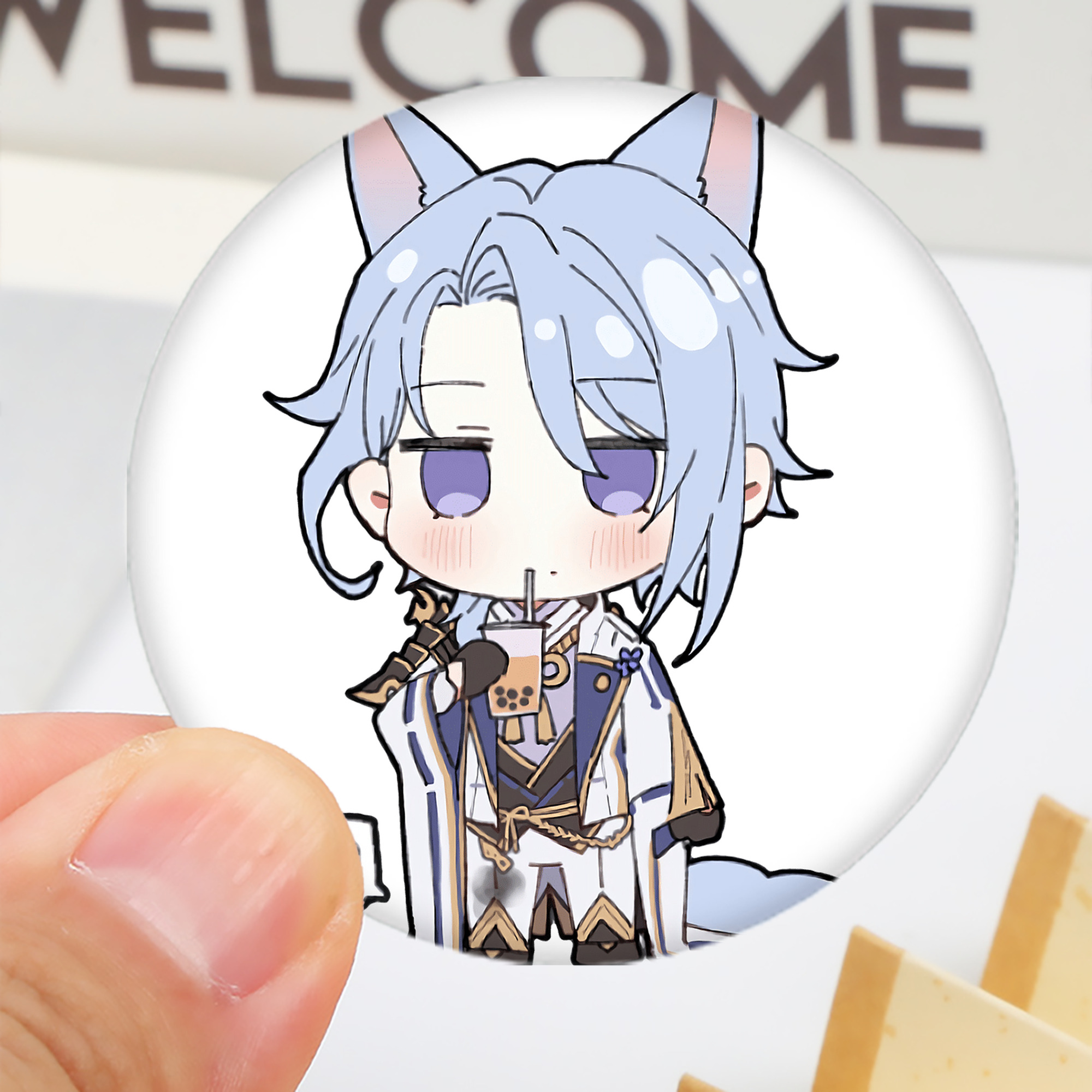 げんし神 神里綾人 かみさとあやと genshin Kamisato Ayato 6cm 缶バッジ 複数セット