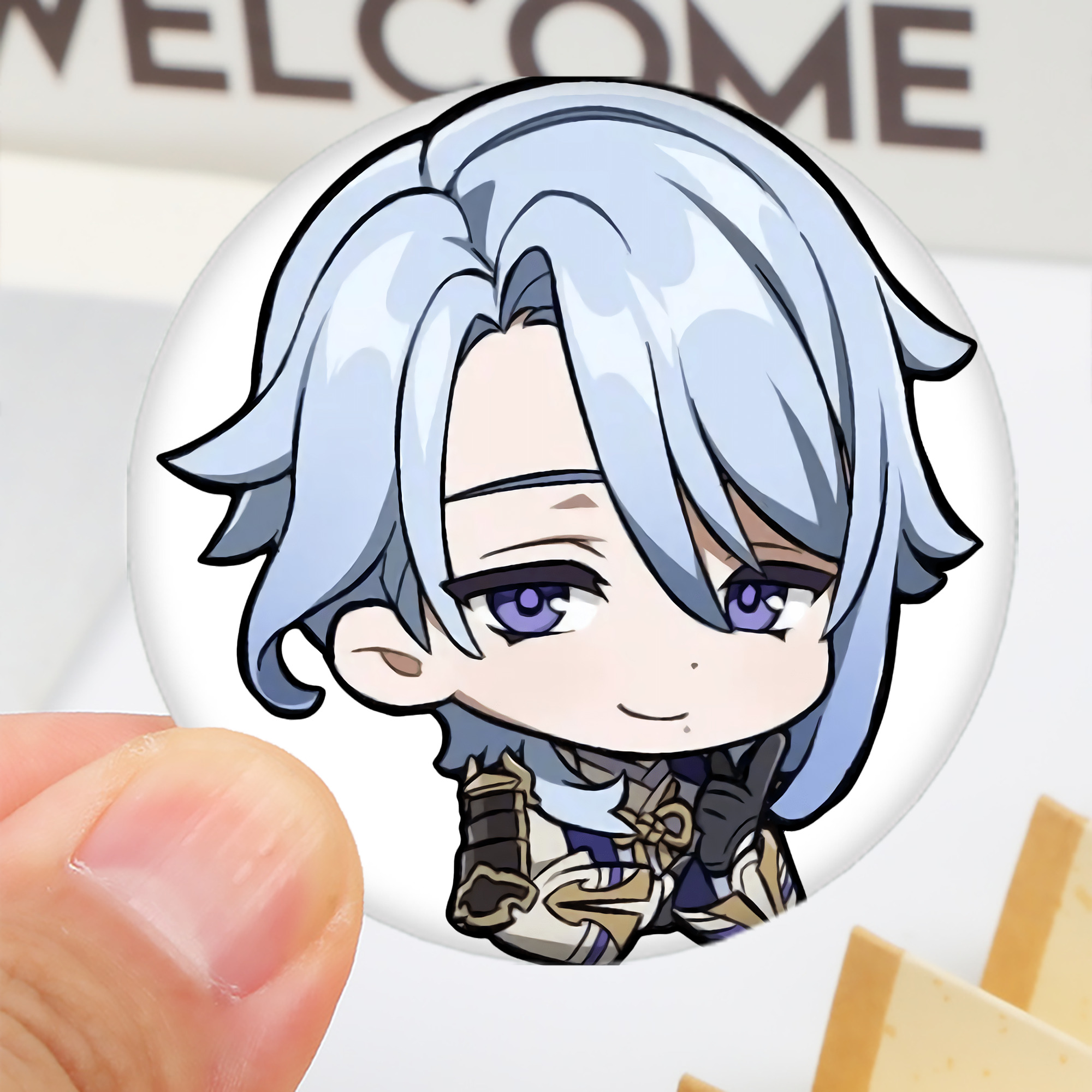 げんし神 神里綾人 かみさとあやと genshin Kamisato Ayato 6cm 缶バッジ 複数セット