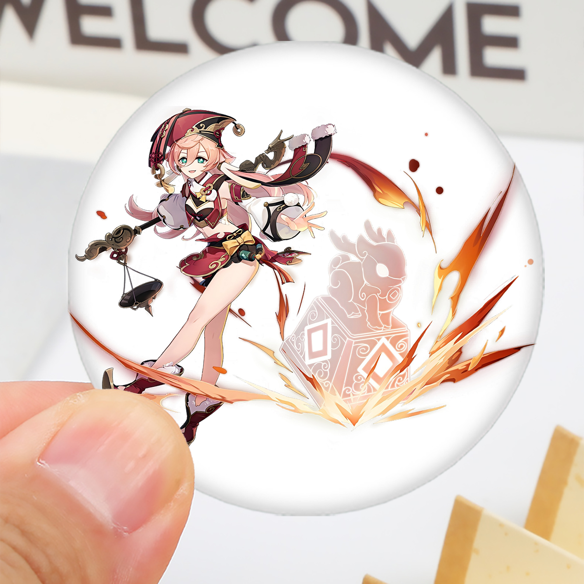 げんし神 ヤンフェイ genshin Yanfei 6cm 缶バッジ 複数セット