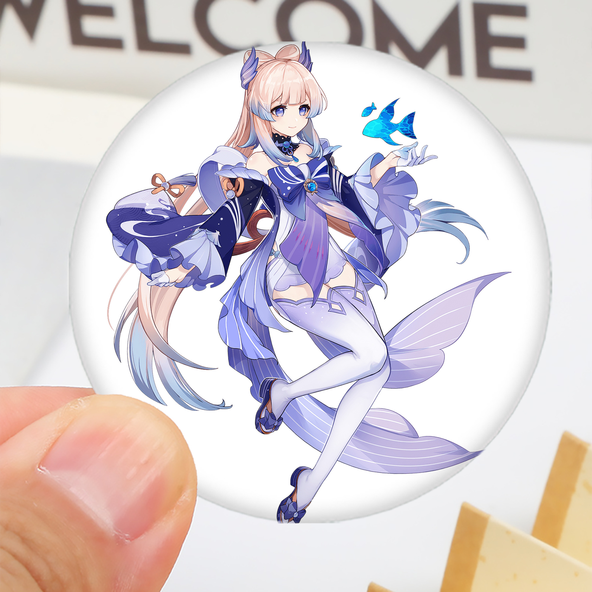 げんし神 珊瑚宮心海 サンゴノミヤ・ココミ genshin Sangonomiya Kokomi 6cm 缶バッジ 複数セット