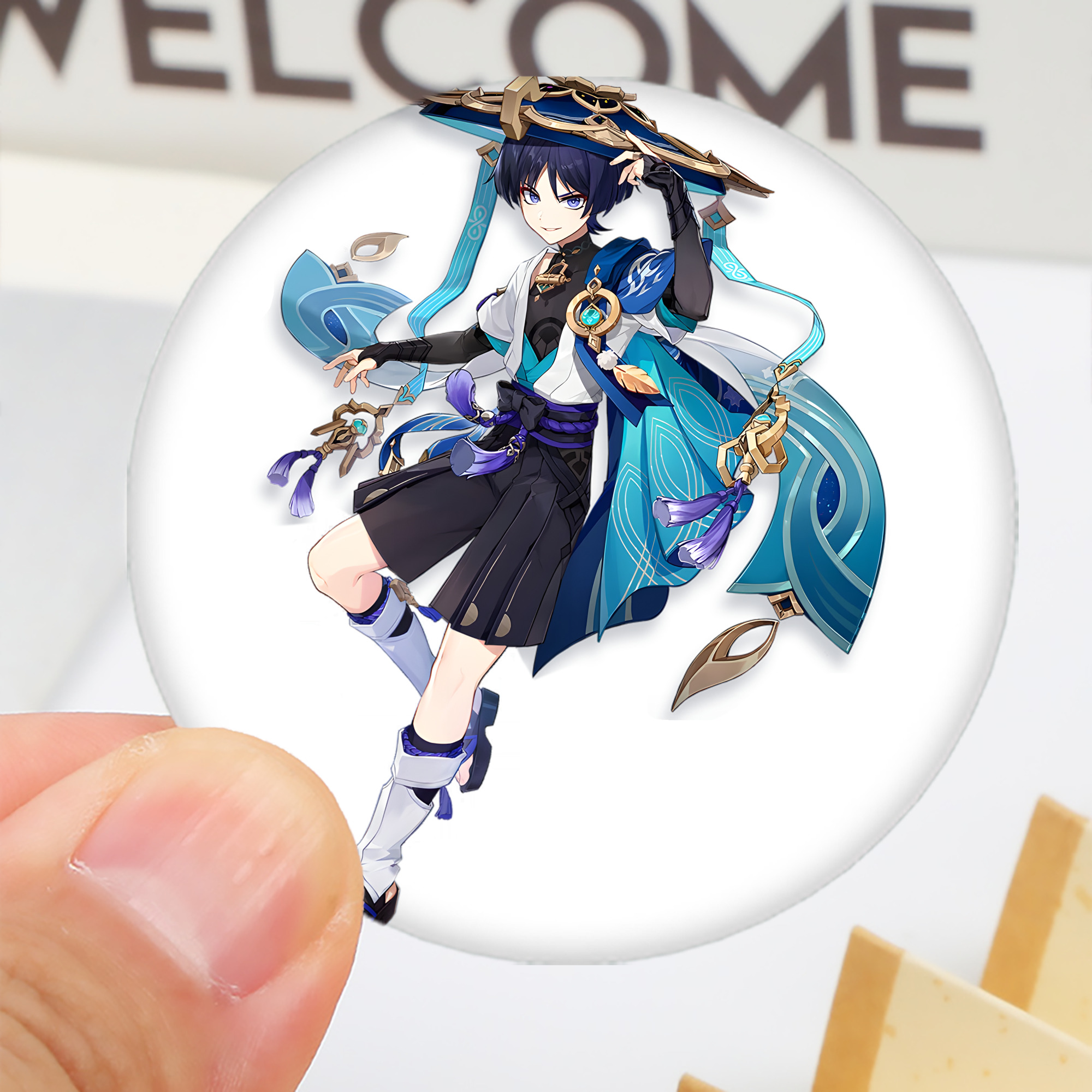 げんし神 さんペい genshin Sanpei 6cm 缶バッジ 複数セット