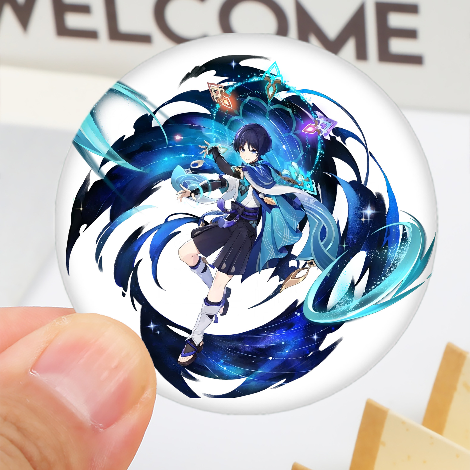 げんし神 さんペい genshin Sanpei 6cm 缶バッジ 複数セット