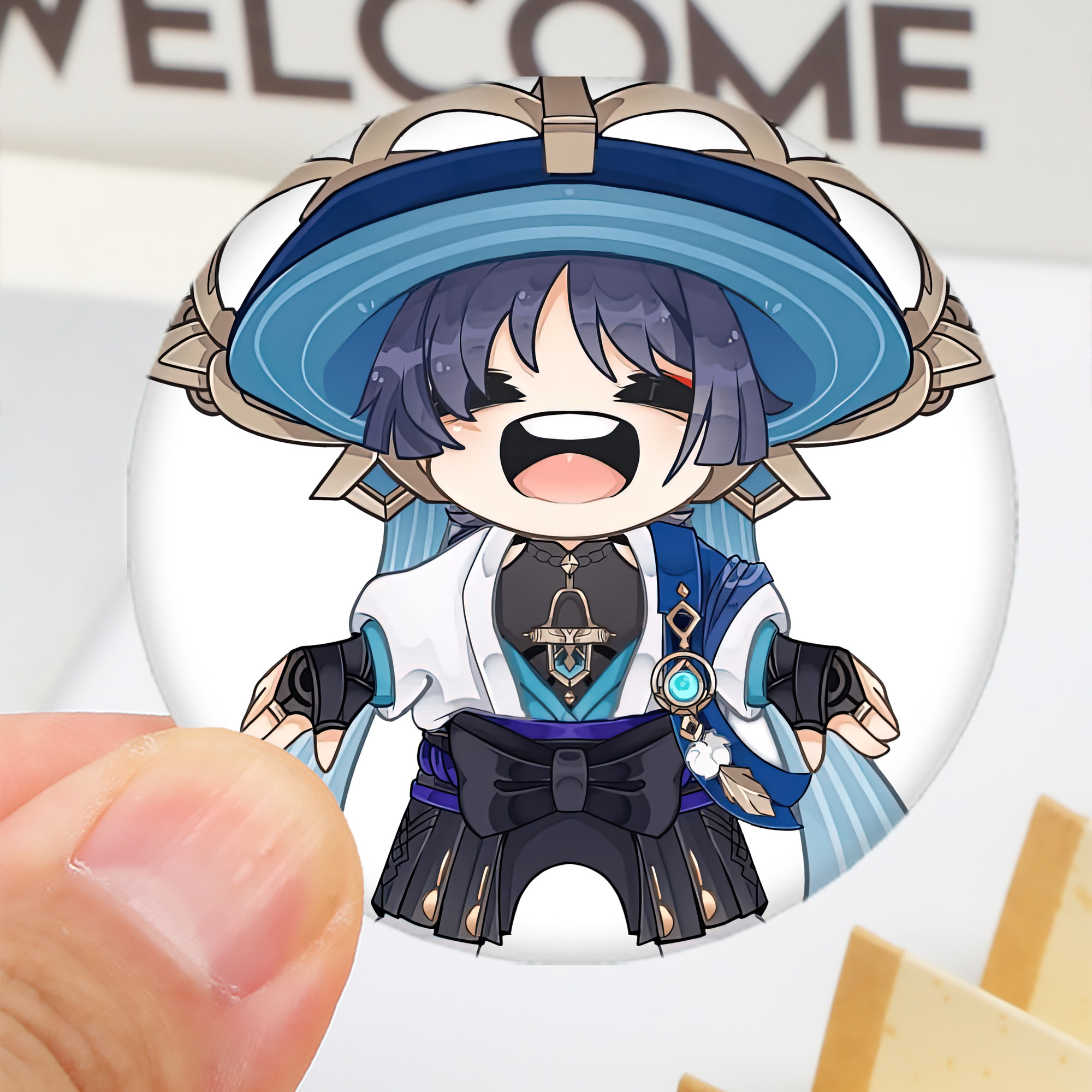 げんし神 さんペい genshin Sanpei 6cm 缶バッジ 複数セット