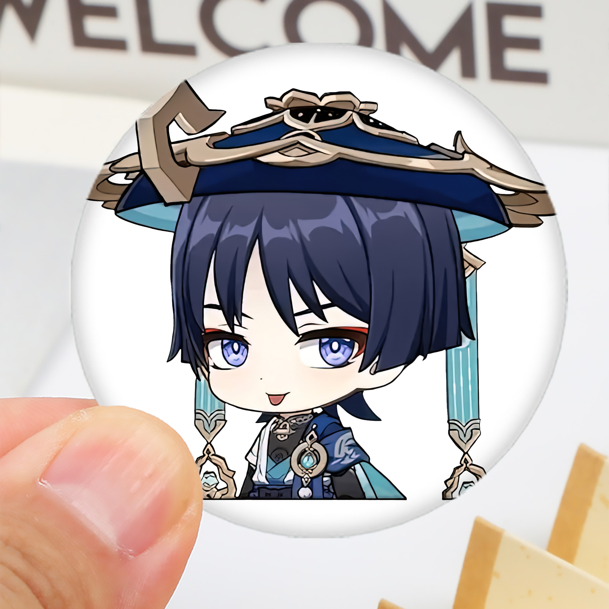 げんし神 さんペい genshin Sanpei 6cm 缶バッジ 複数セット