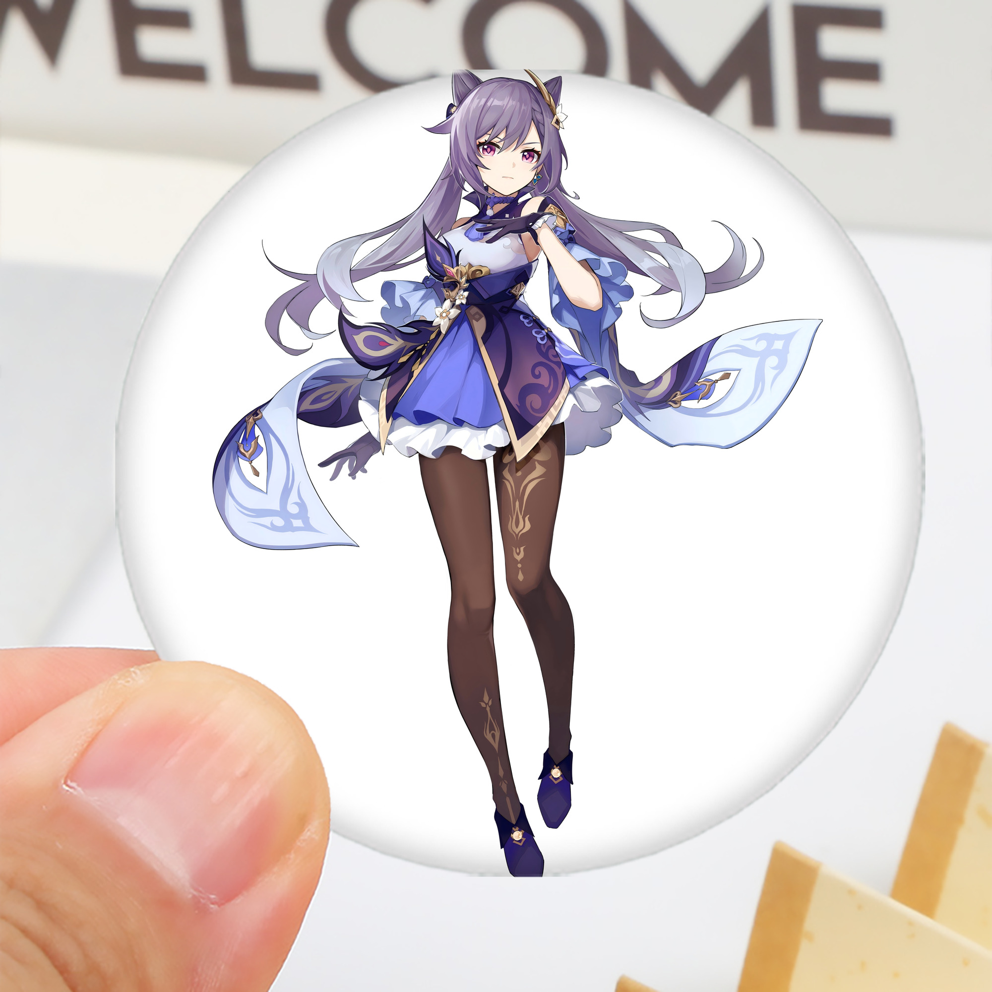 げんし神 刻晴 こくせい genshin Kokusei 6cm 缶バッジ 複数セット