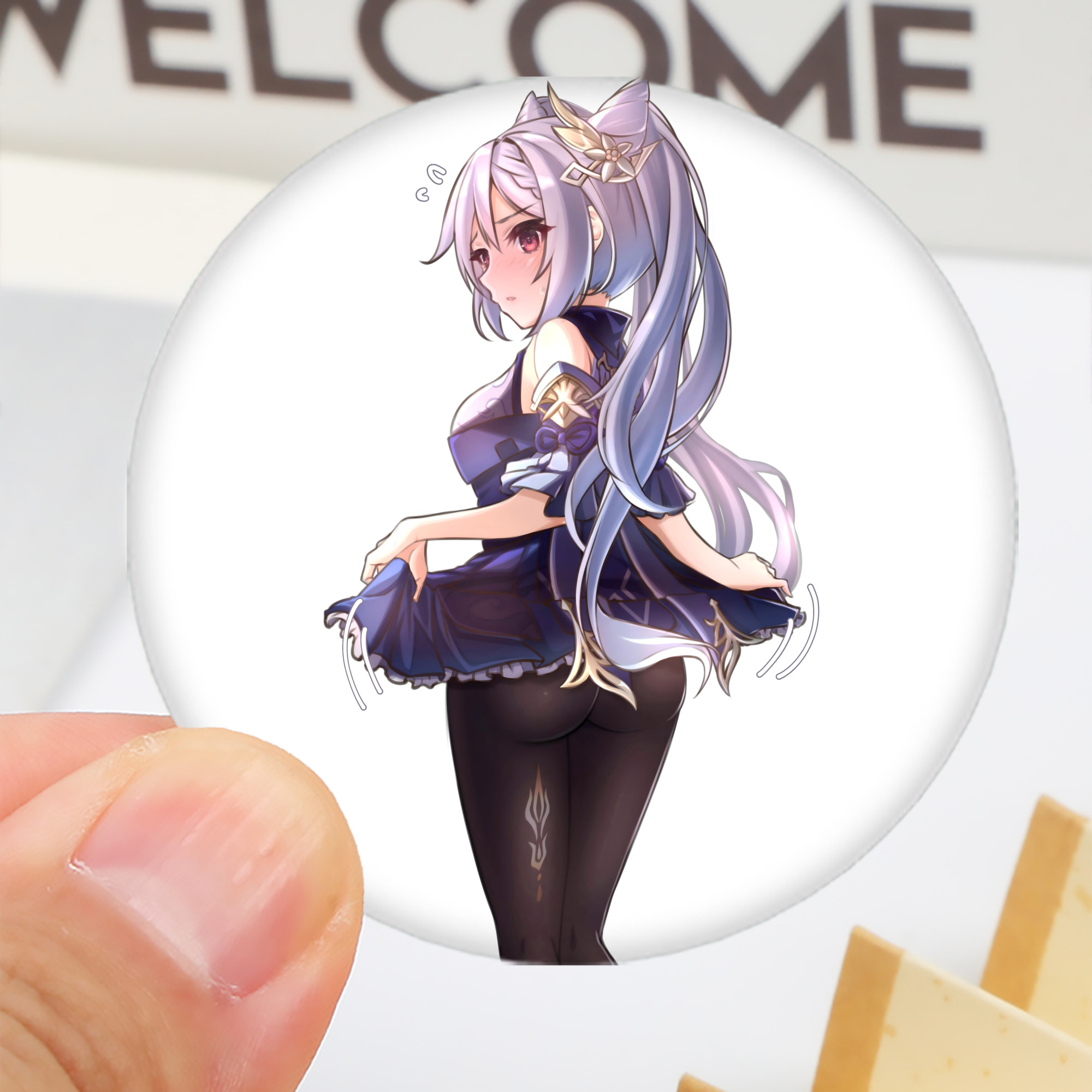 げんし神 刻晴 こくせい genshin Kokusei 6cm 缶バッジ 複数セット