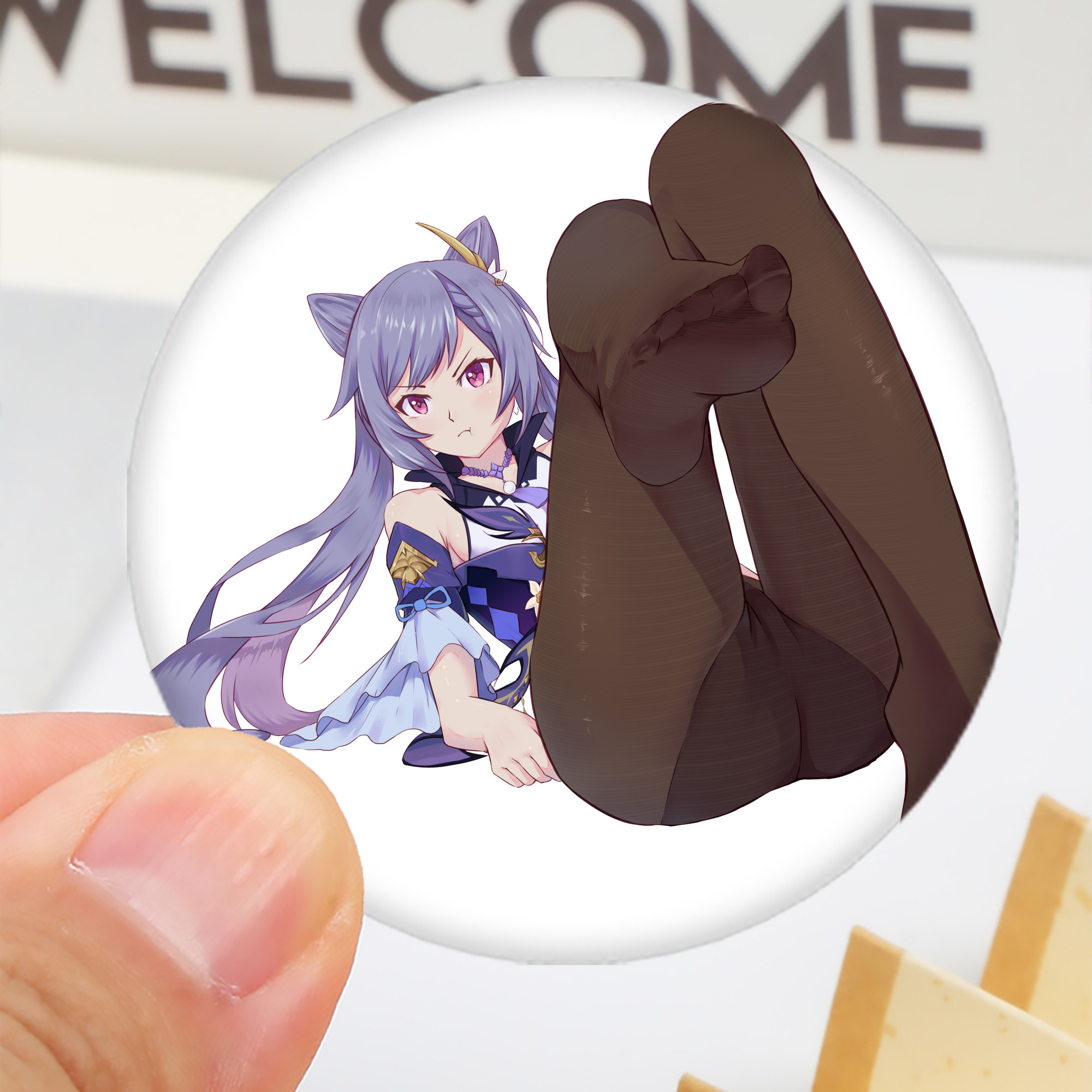 げんし神 刻晴 こくせい genshin Kokusei 6cm 缶バッジ 複数セット