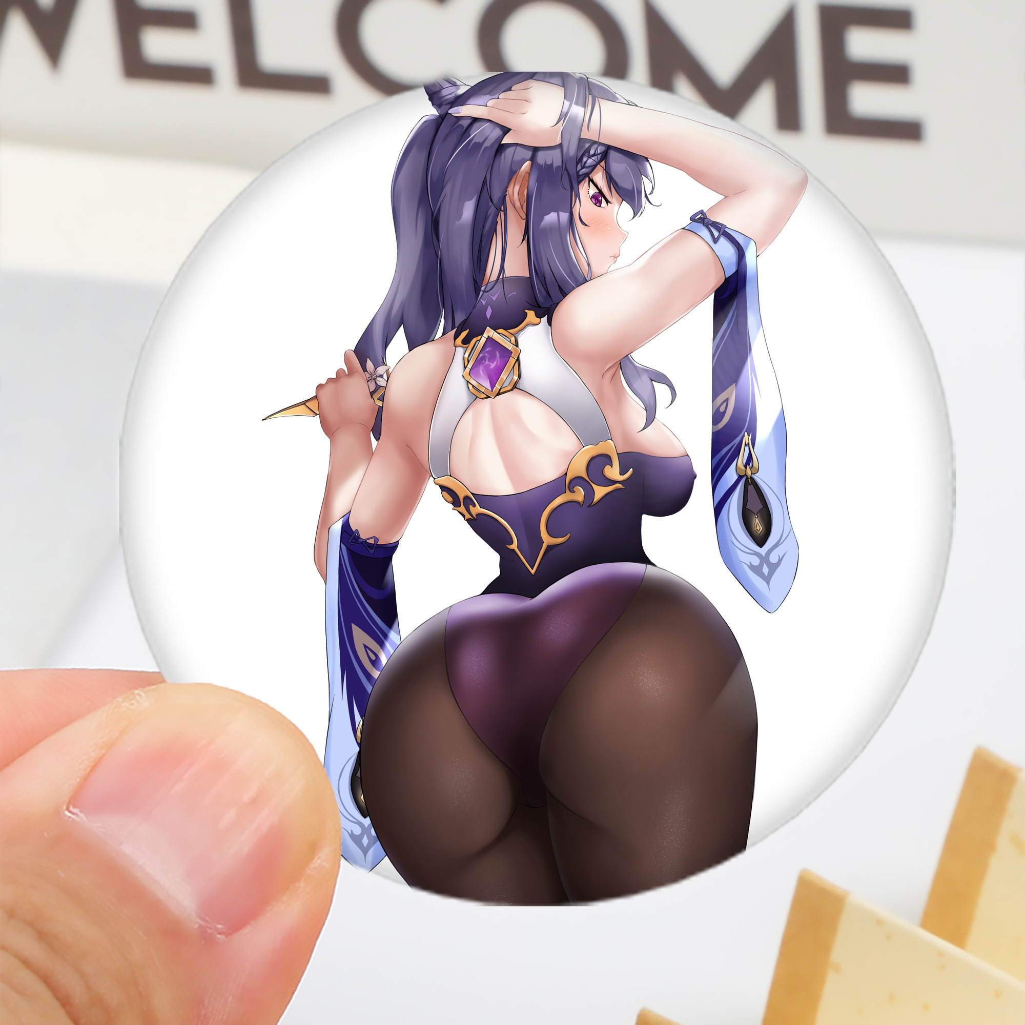 げんし神 刻晴 こくせい genshin Kokusei 6cm 缶バッジ 複数セット