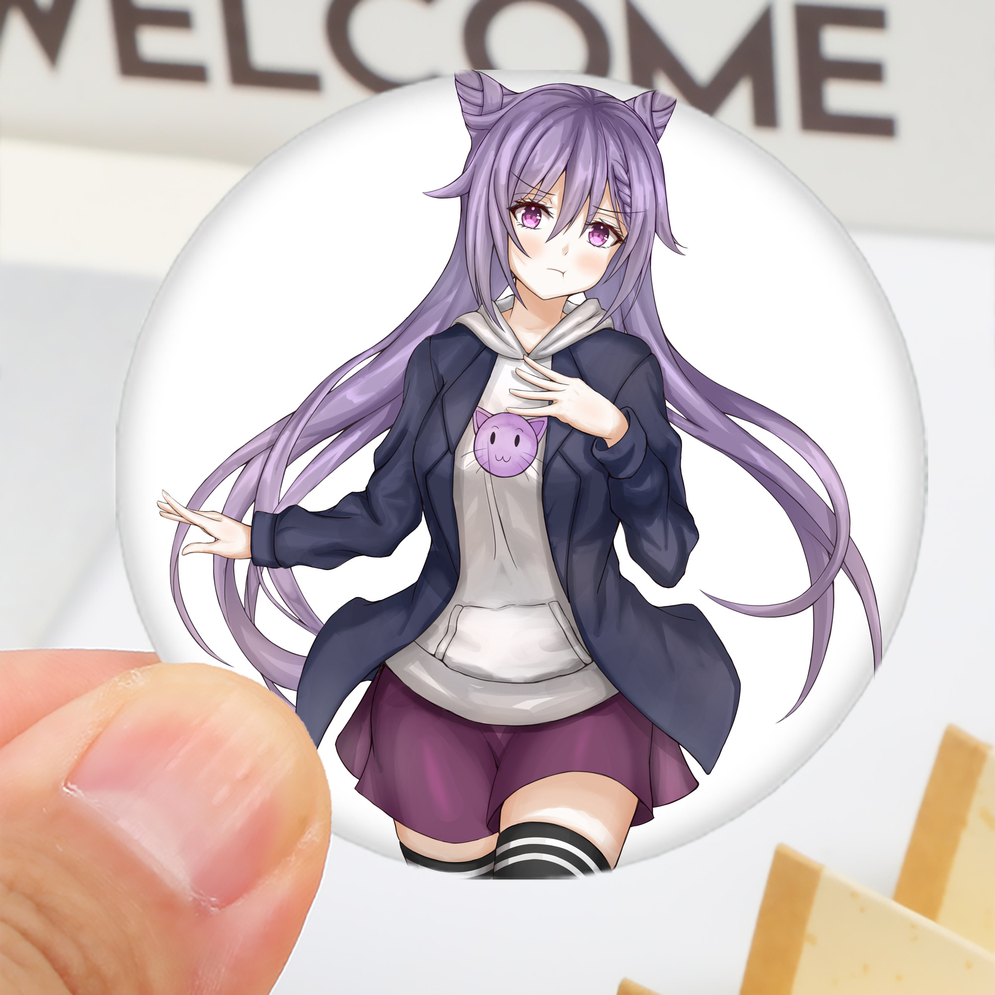 げんし神 刻晴 こくせい genshin Kokusei 6cm 缶バッジ 複数セット