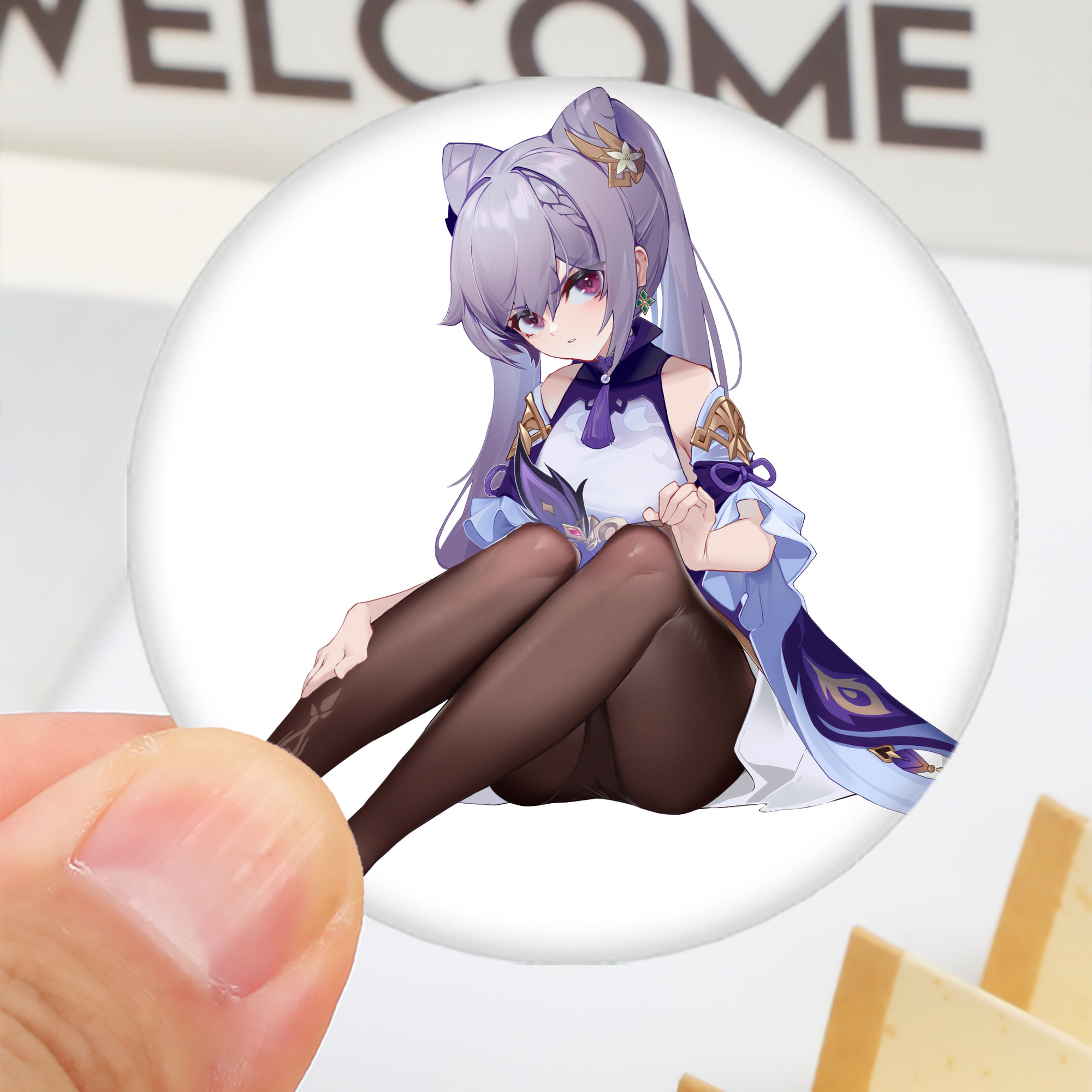 げんし神 刻晴 こくせい genshin Kokusei 6cm 缶バッジ 複数セット