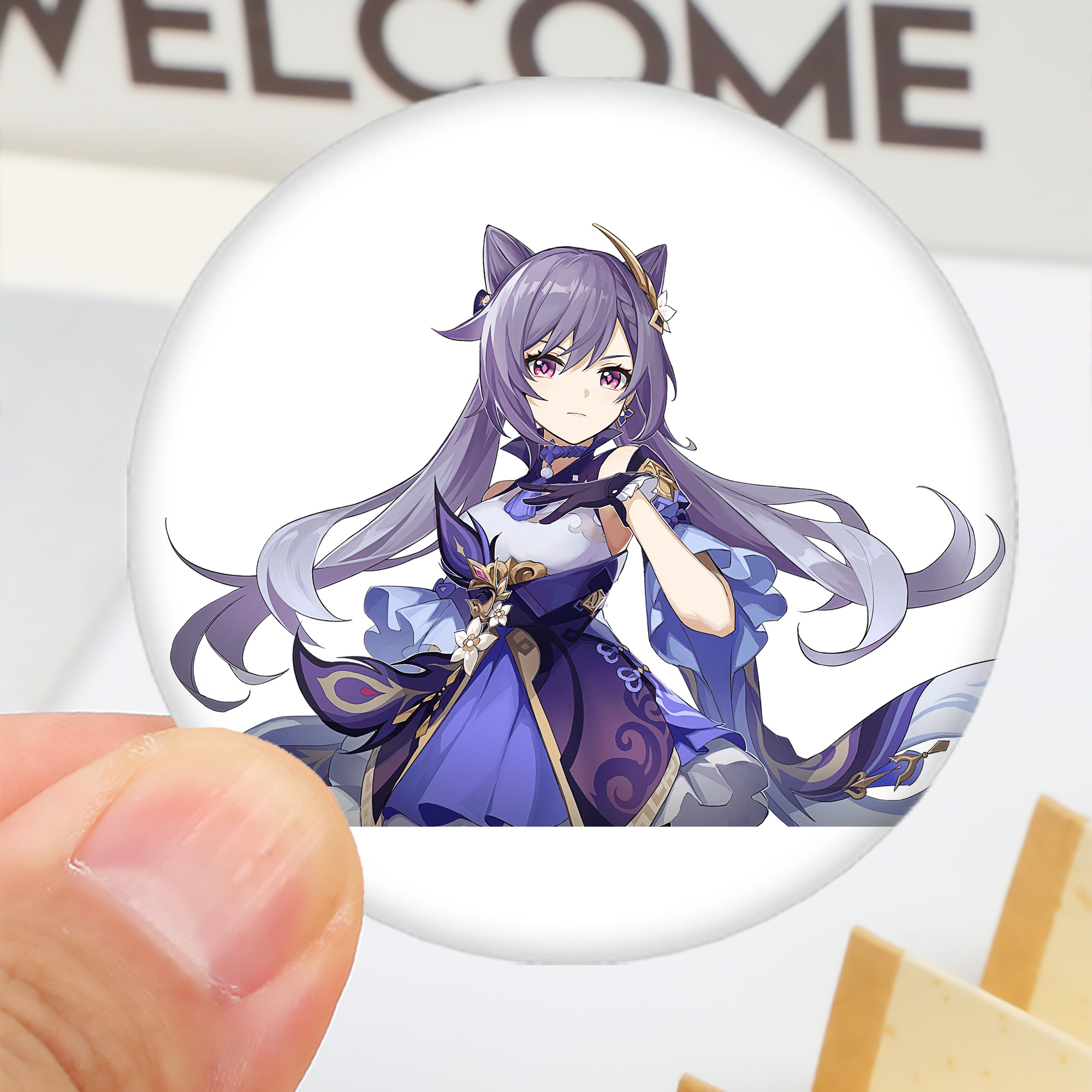 げんし神 刻晴 こくせい genshin Kokusei 6cm 缶バッジ 複数セット