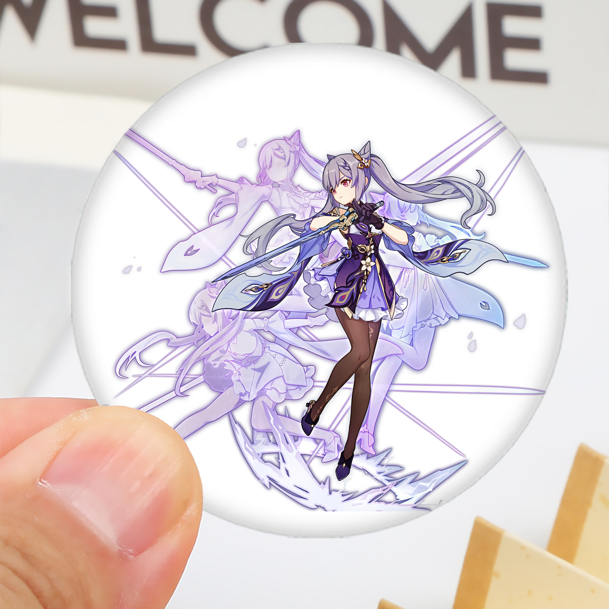 げんし神 刻晴 こくせい genshin Kokusei 6cm 缶バッジ 複数セット