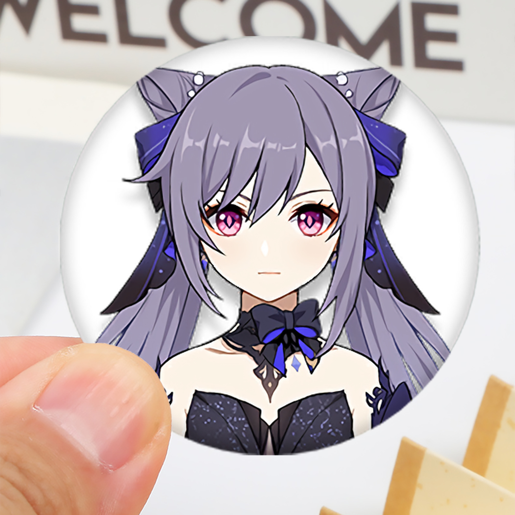 げんし神 刻晴 こくせい genshin Kokusei 6cm 缶バッジ 複数セット