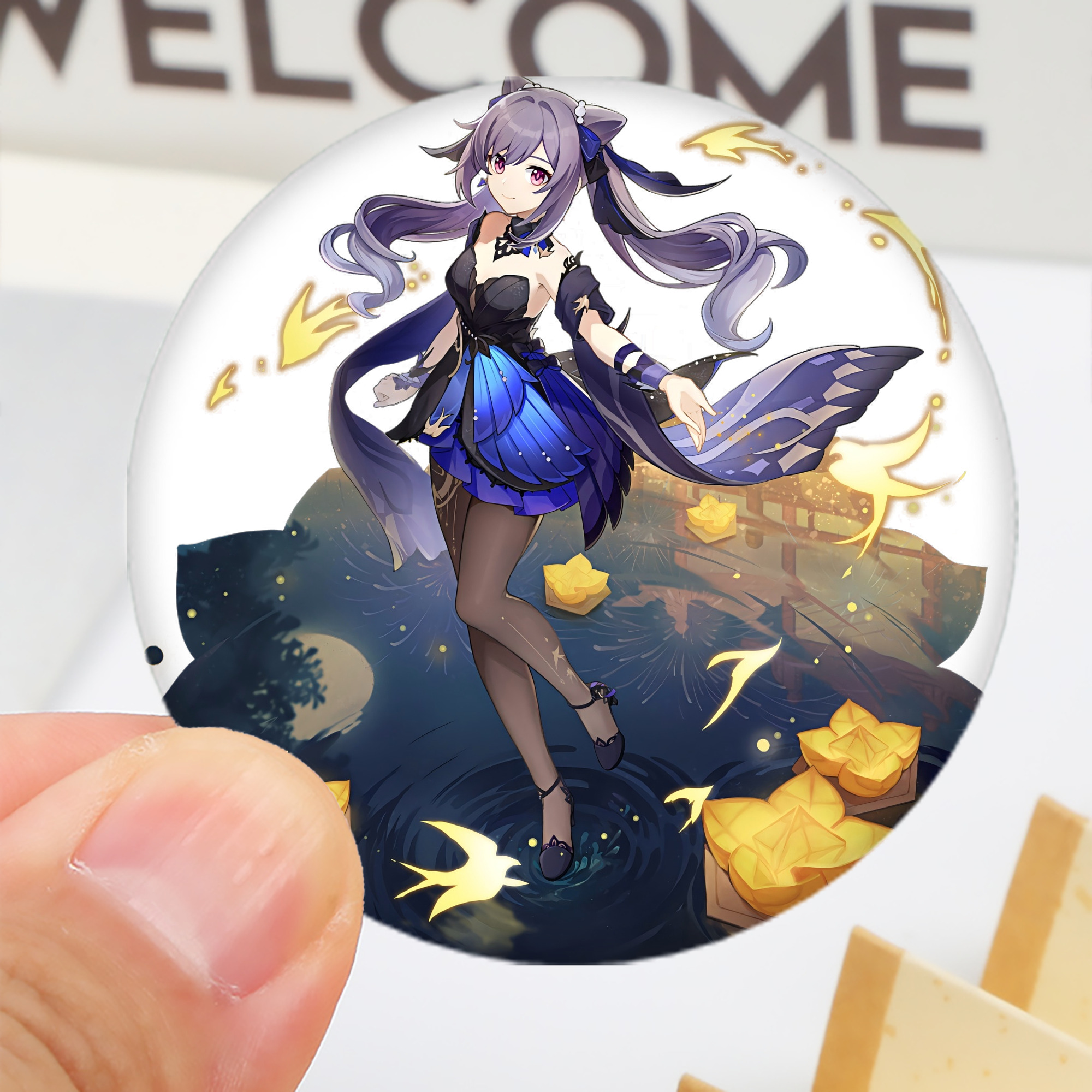 げんし神 刻晴 こくせい genshin Kokusei 6cm 缶バッジ 複数セット